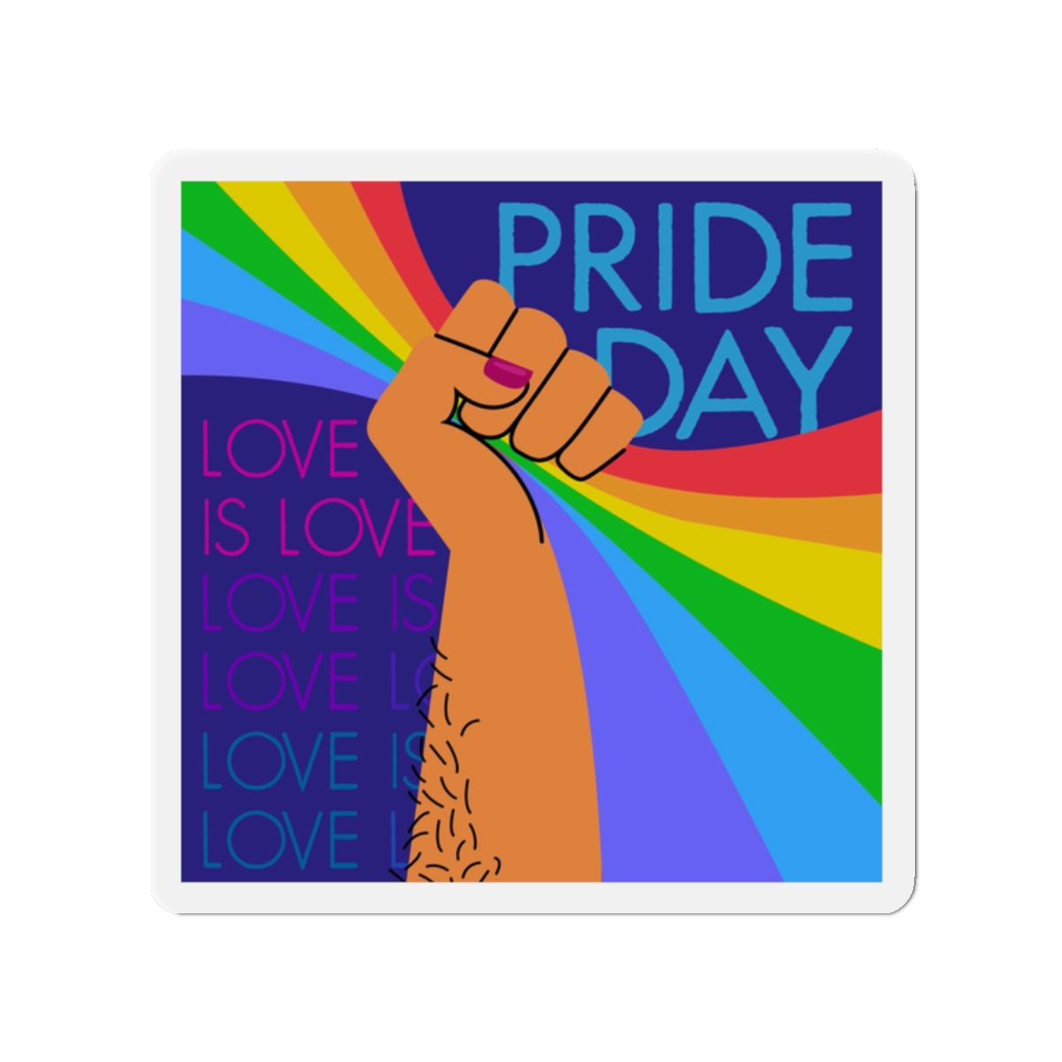 Pride Day Concept(1) Die Cut Magnets