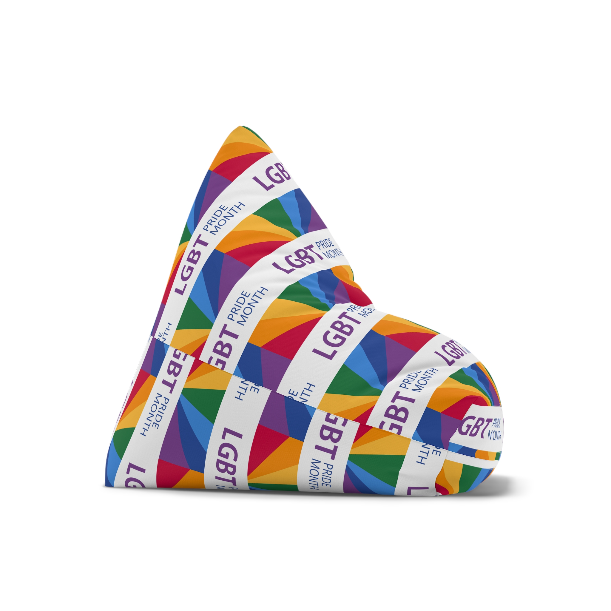 Pride Month Lgbt Horizontal Banner Template Gay Parade Annual Summer Event Bean Bag Chair Cover - Image 7