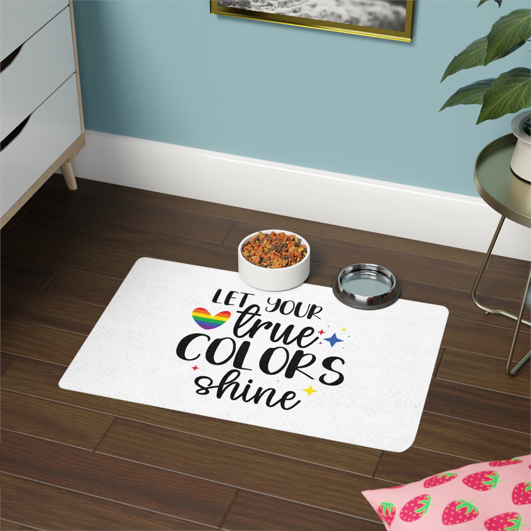 Gay Pride Svg Design(5) Pet Food Mat 12x18 - Image 4
