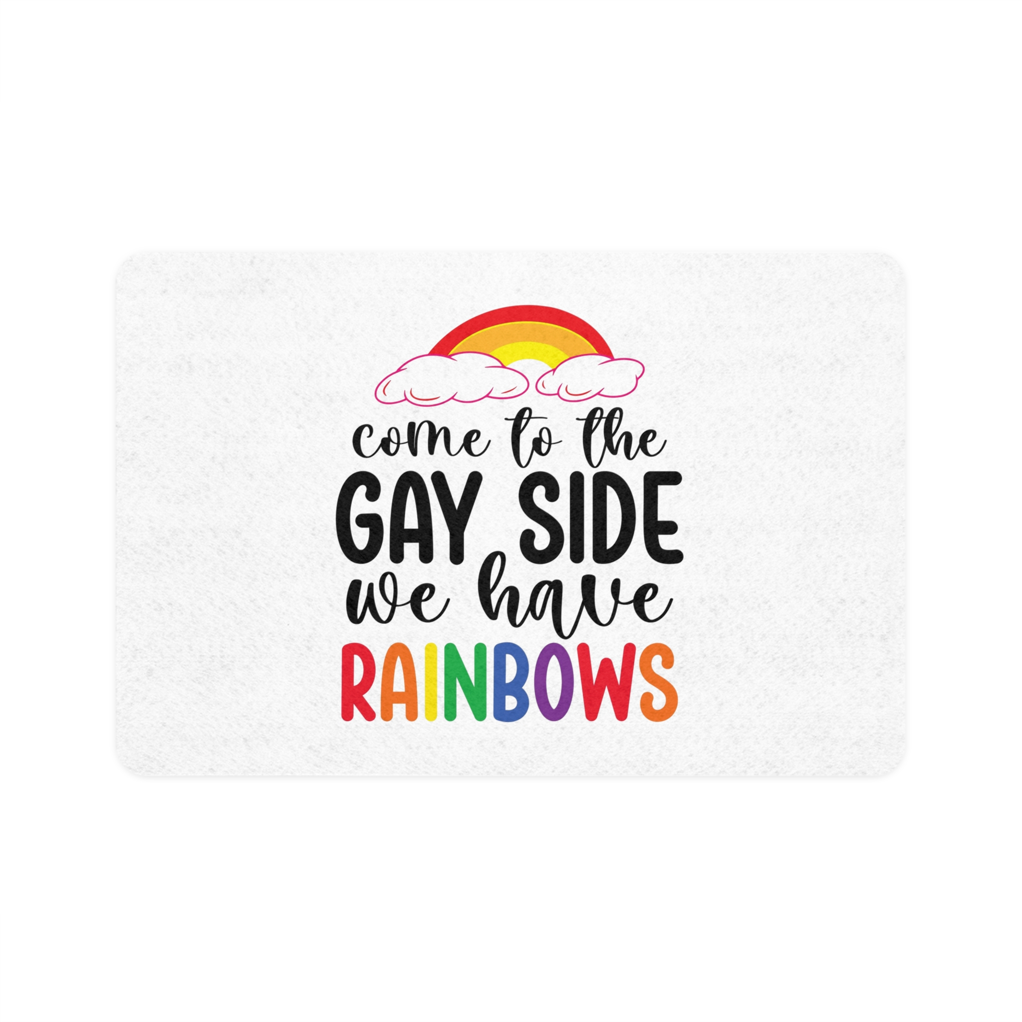 Gay Pride Svg Design Pet Food Mat 12x18