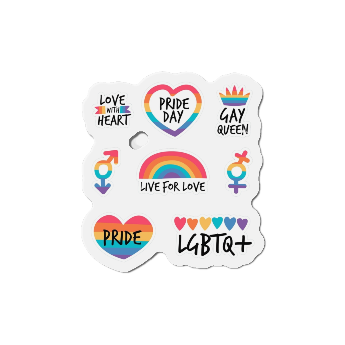 Pride Day Label Set Die Cut Magnets - Image 7