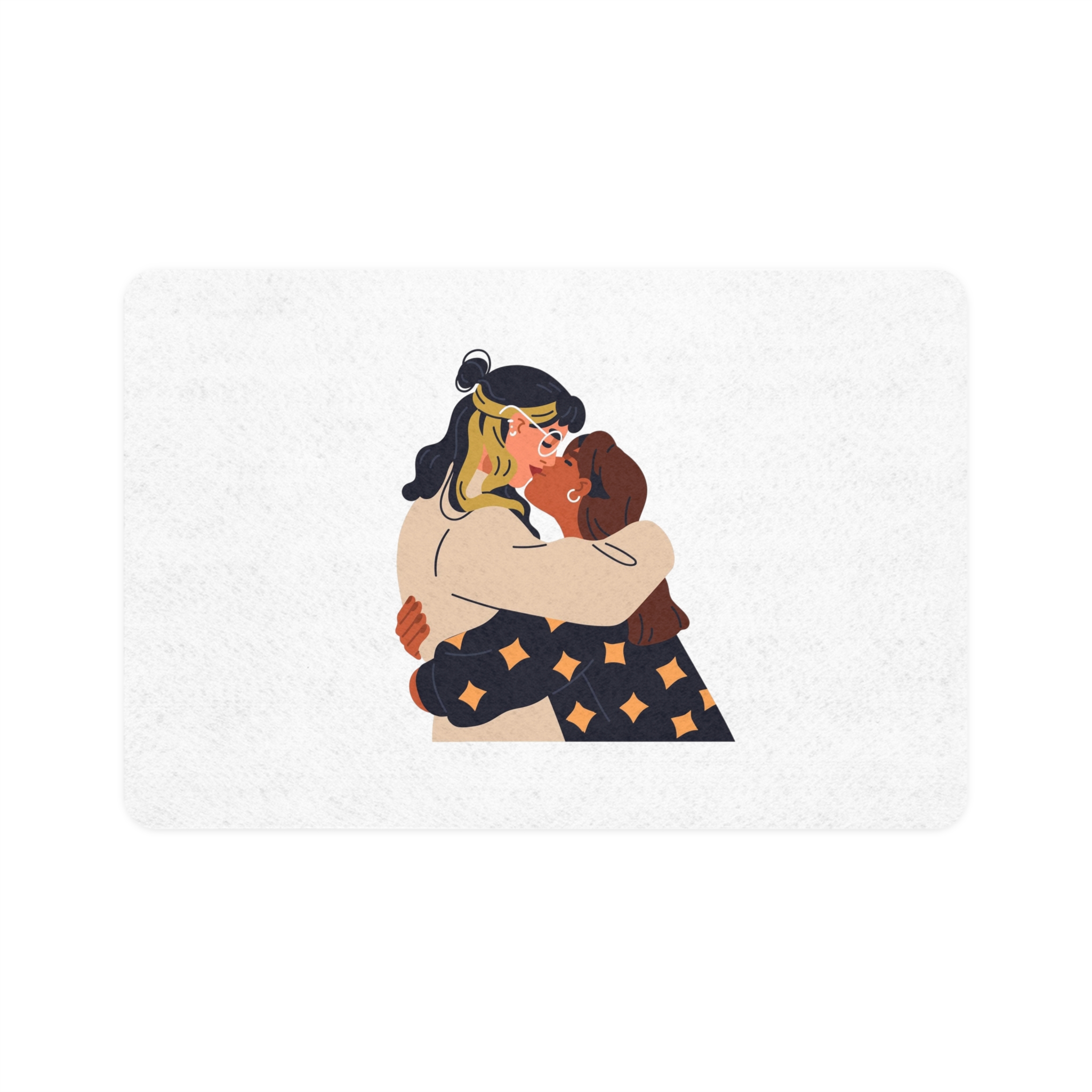 Lesbian Love Couple Kissing Hugging Lgbt Women Embracing Together With Passion Modern Young Homosexual Girlfriends Lgbtq Lovers Valentines Flat Vector Illustration Isolated White Background Pet Food...