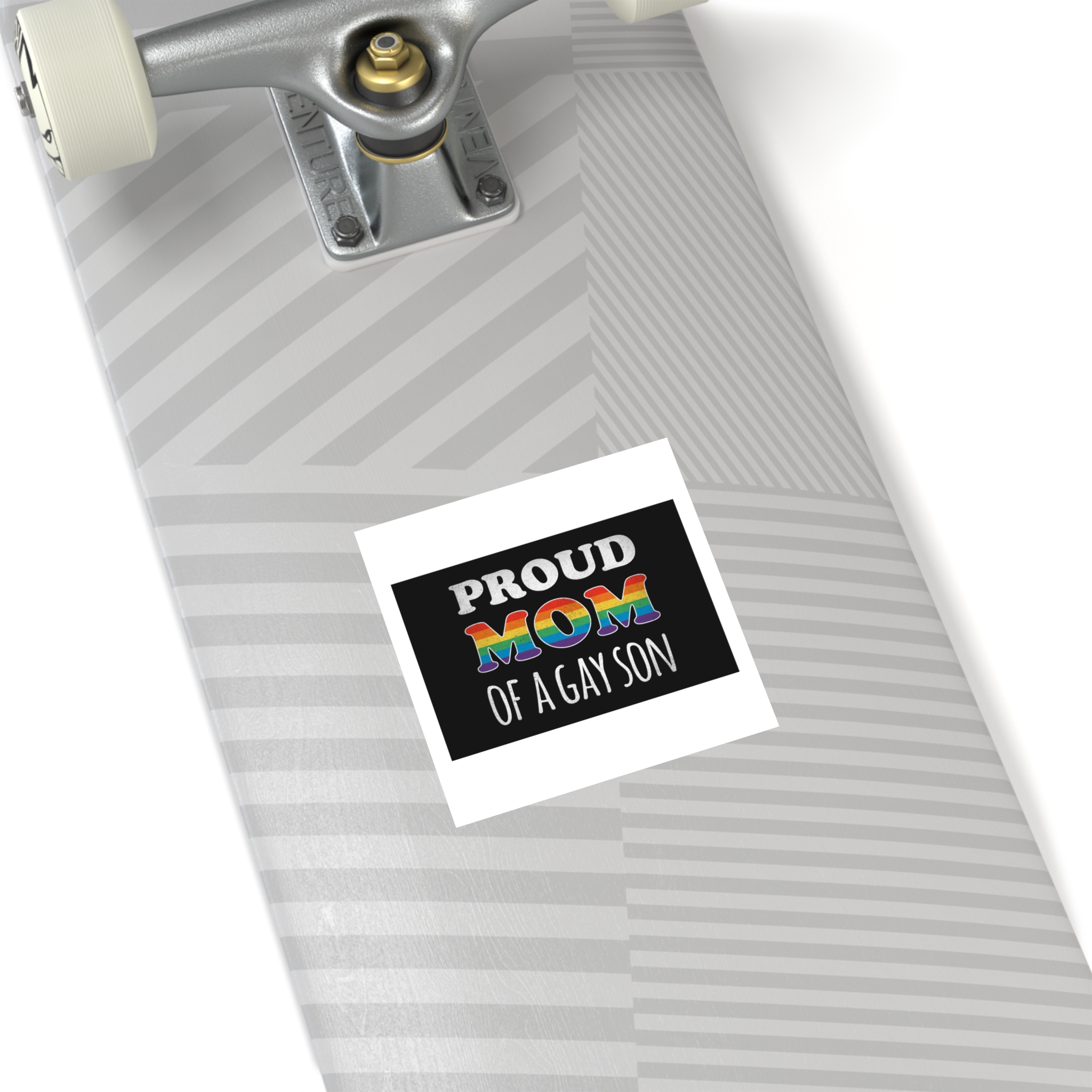 Mother Day Pride Rainbow Typography Vector Premium T Shirt(4) Laminate Stickers Square - Image 32