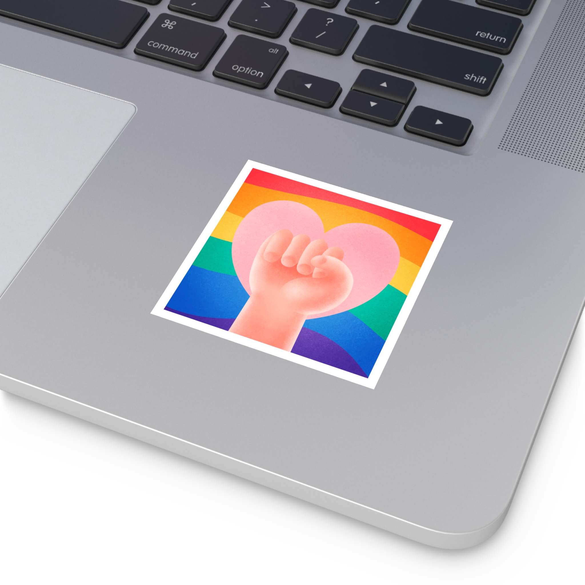 Pride Day Concept 2 Laminate Stickers Square - Image 3