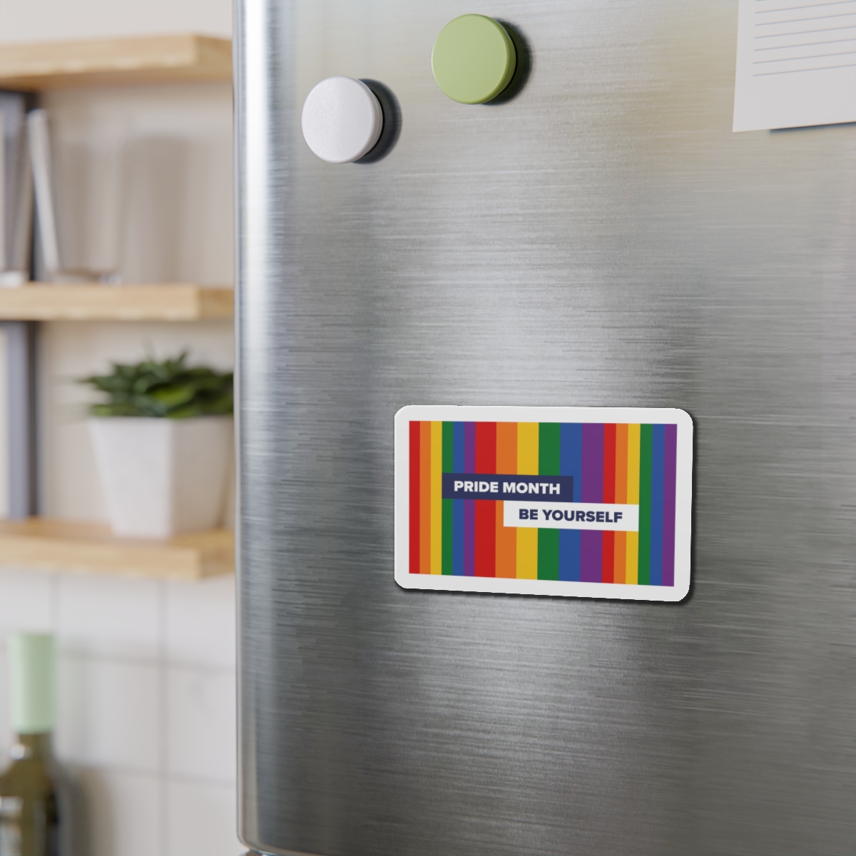 Lgbt Pride Month June Lesbian Gay Bisexual Transgender Lgbtq Flag Rainbow Vector2 Die Cut Magnets - Image 9