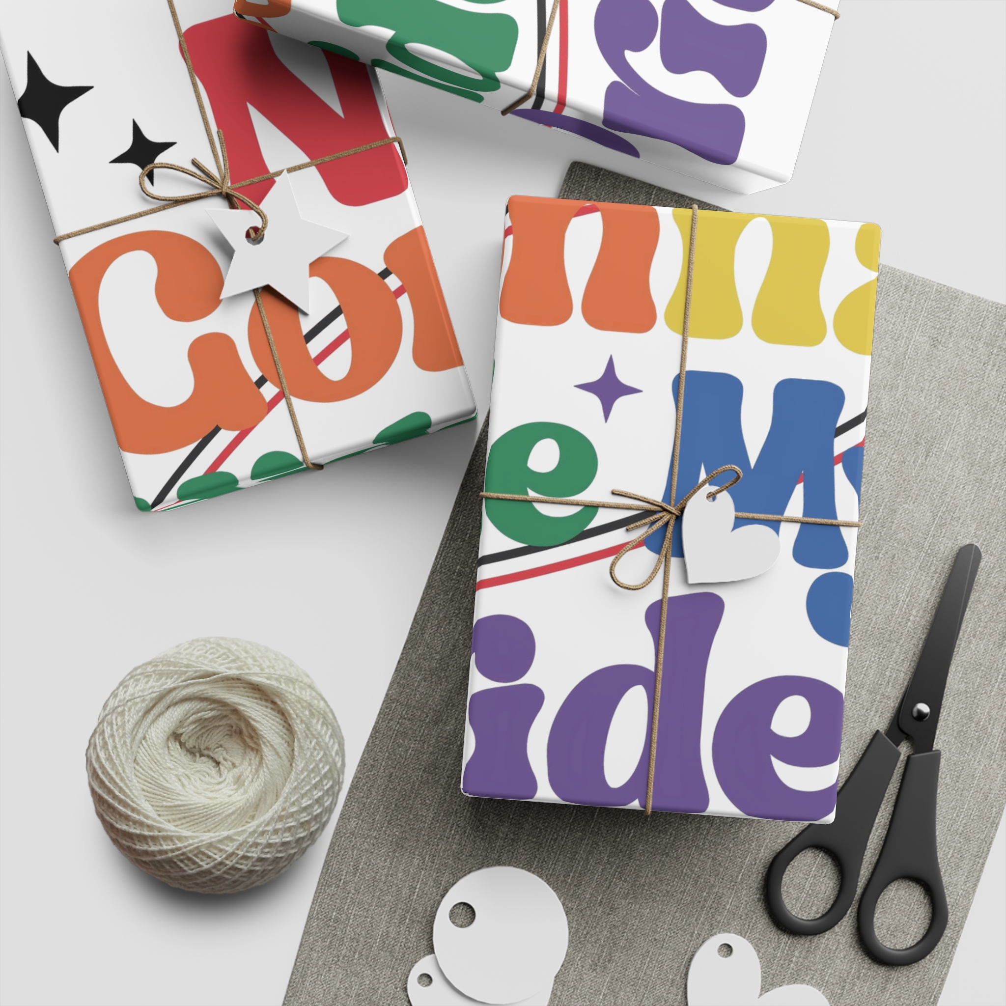 Poster That Says Gonna Hide My Pride Gift Wrapping Paper Sheets 1pc - Image 2