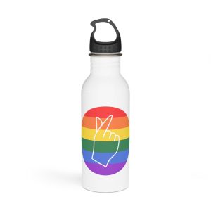 Lgbtq Diversity Rainbow Pride Concept Vector Isolated Illustration Stainless Steel Water Bottle