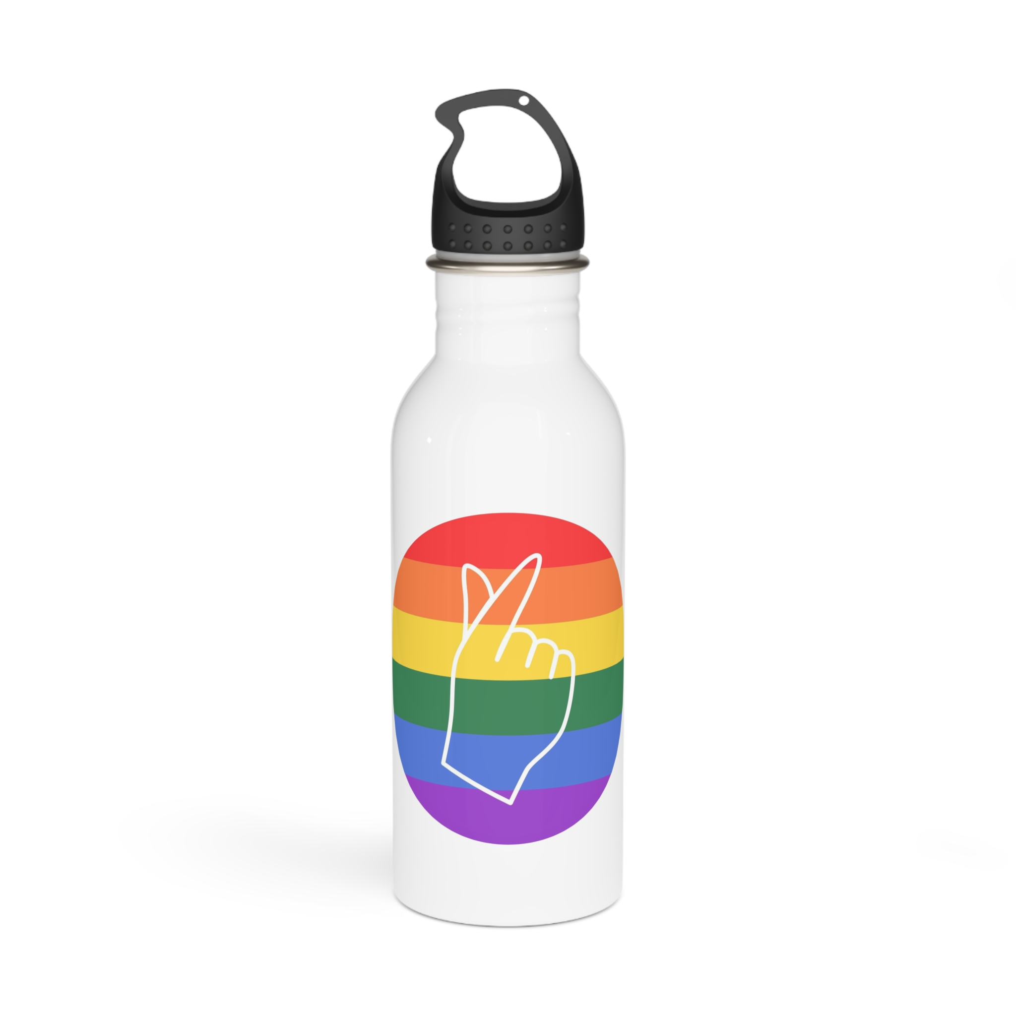 Lgbtq Diversity Rainbow Pride Concept Vector Isolated Illustration Stainless Steel Water Bottle