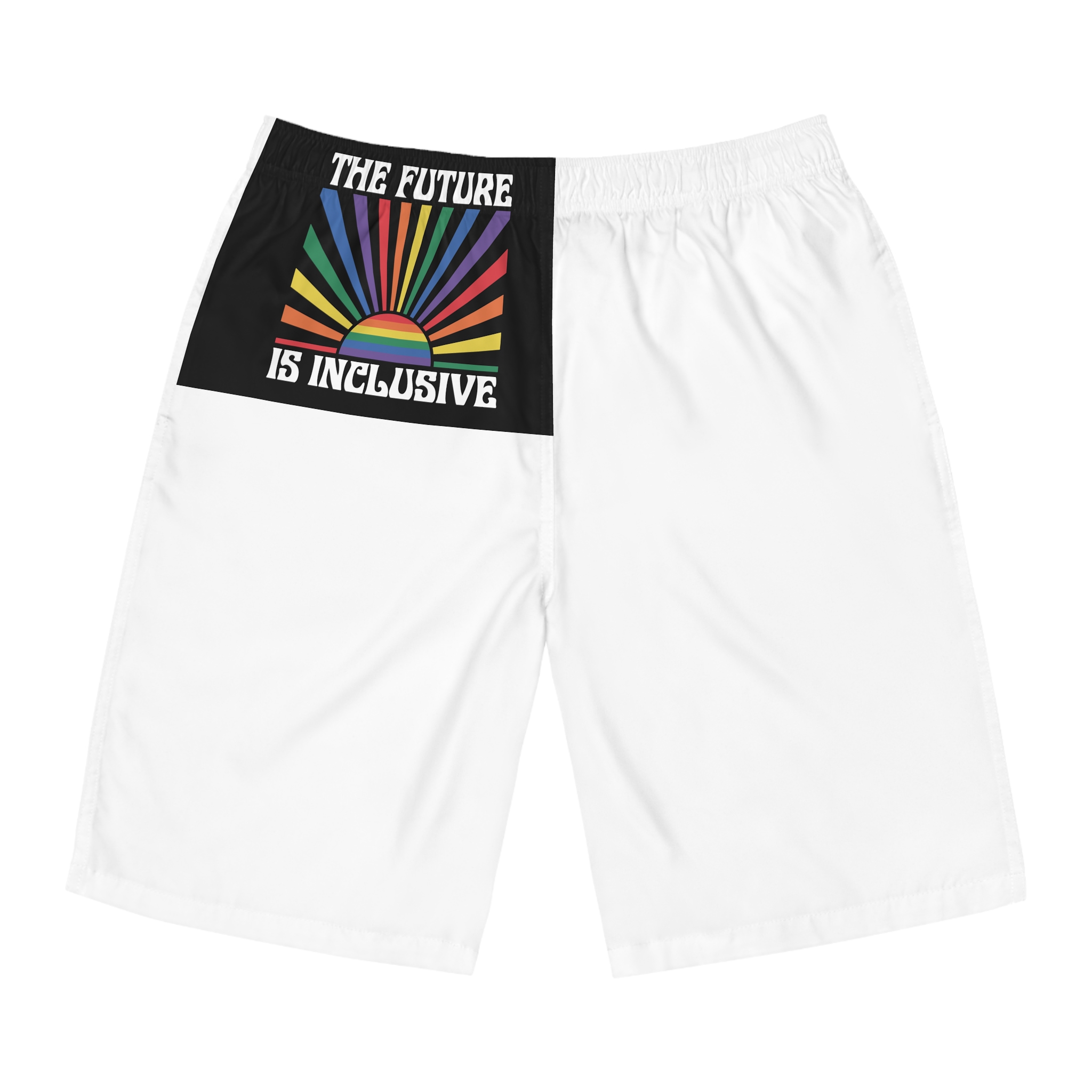Pride Lgbtq Gay Typography Vector Tshirt Design Mens Board Shorts Aop
