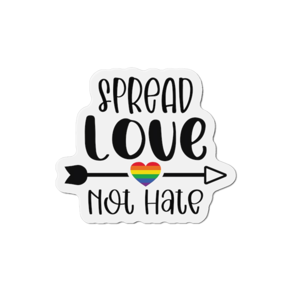 Gay Pride Svg Design(1) Die Cut Magnets