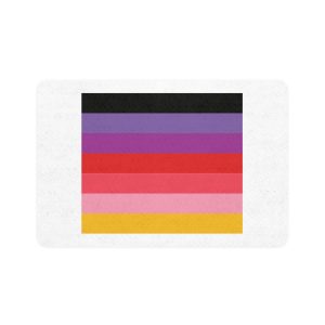 Lesbian Pride Design DC3A9F Pet Food Mat 12x18