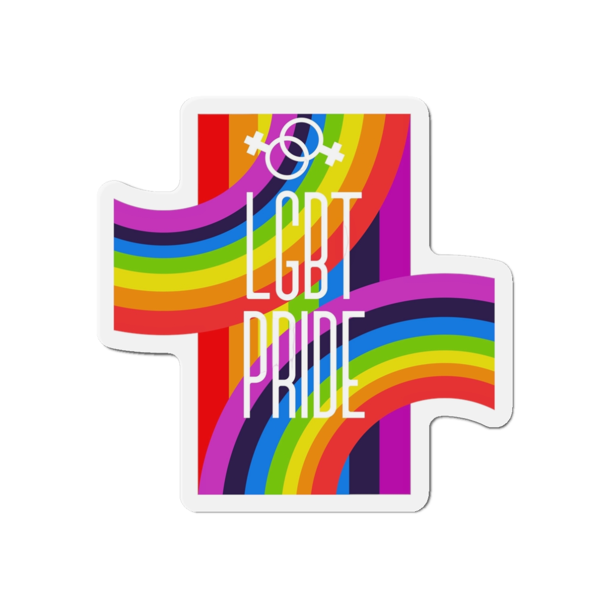 Gay Pride Background Lgbt Day Vector Illustration With Colorful Realistic Style Stickers Flyers Logo Designs Die Cut Magnets - Image 4