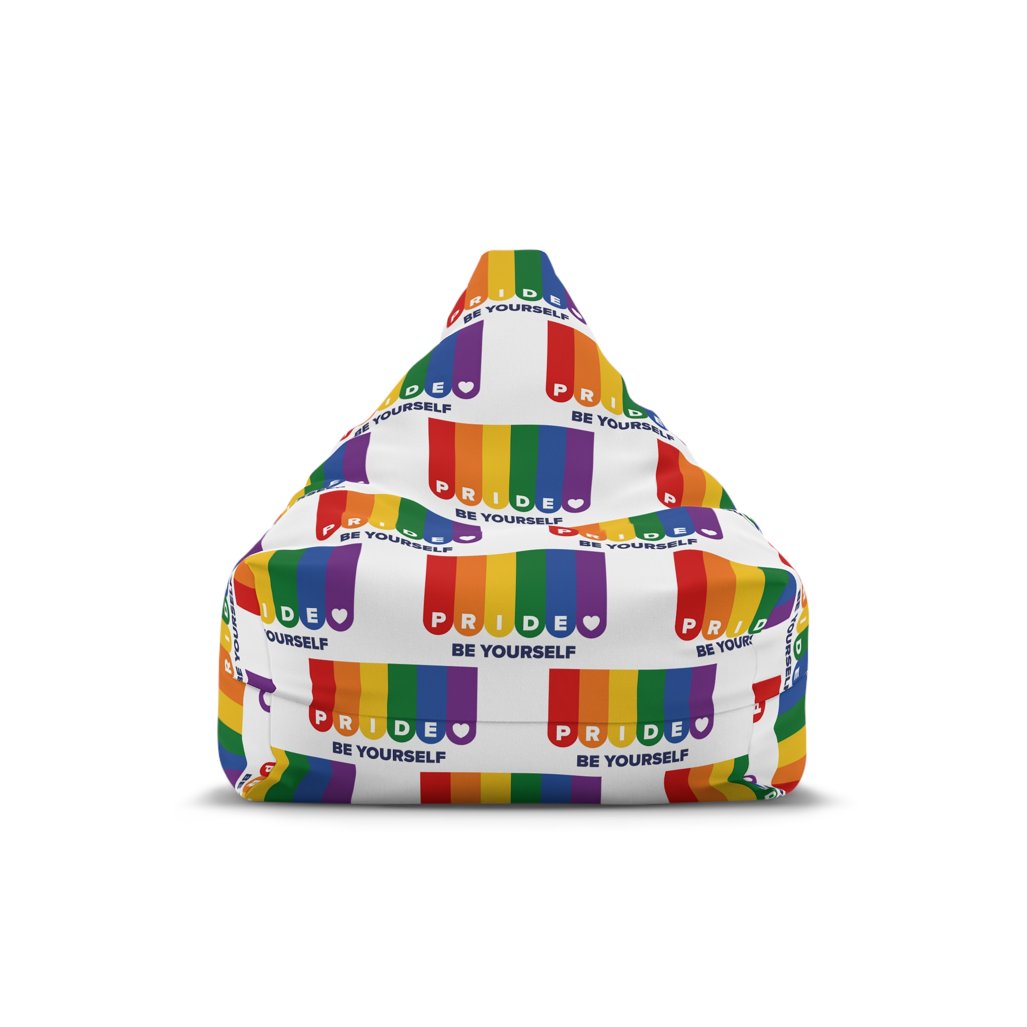 Lgbt Pride Month June Lesbian Gay Bisexual Transgender Lgbtq Flag Rainbow Vector(1) Bean Bag Chair Cover