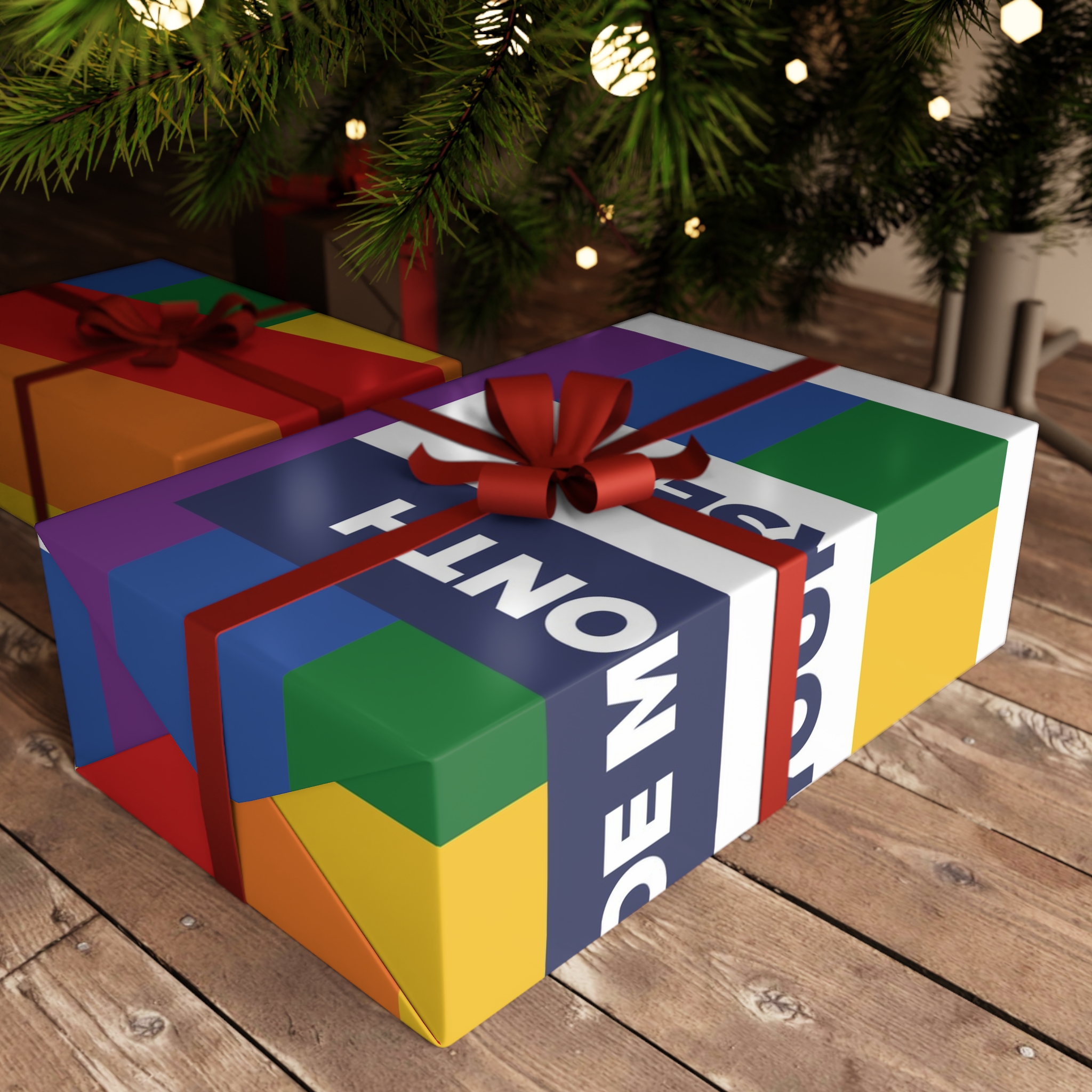Lgbt Pride Month June Lesbian Gay Bisexual Transgender Lgbtq Flag Rainbow Vector(2)2 Gift Wrapping Paper Sheets 1pc - Image 3