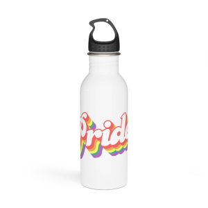 Pride Lgbt Gay Retro Tshirt Design(2) Stainless Steel Water Bottle