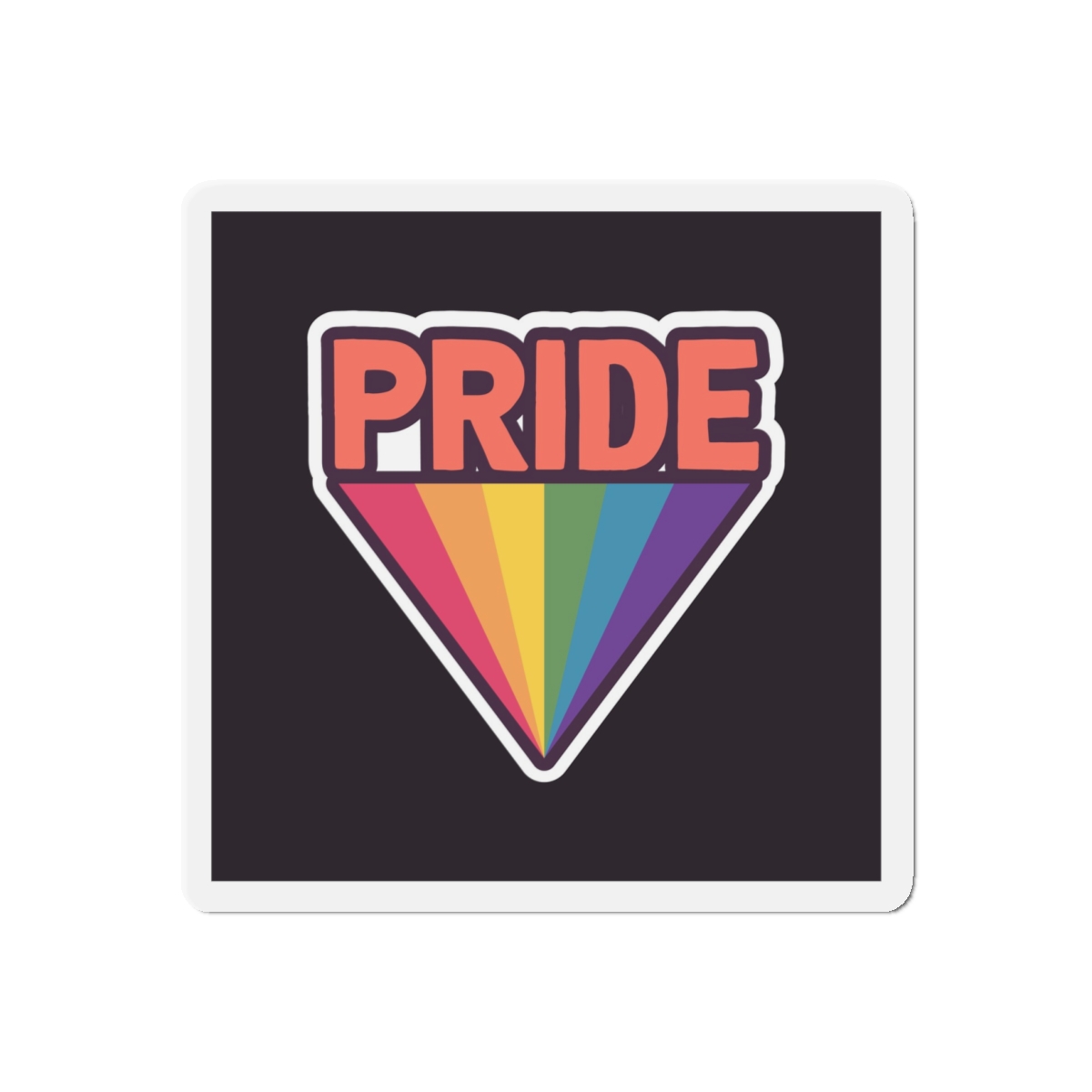 Pride With Rainbow Die Cut Magnets - Image 7