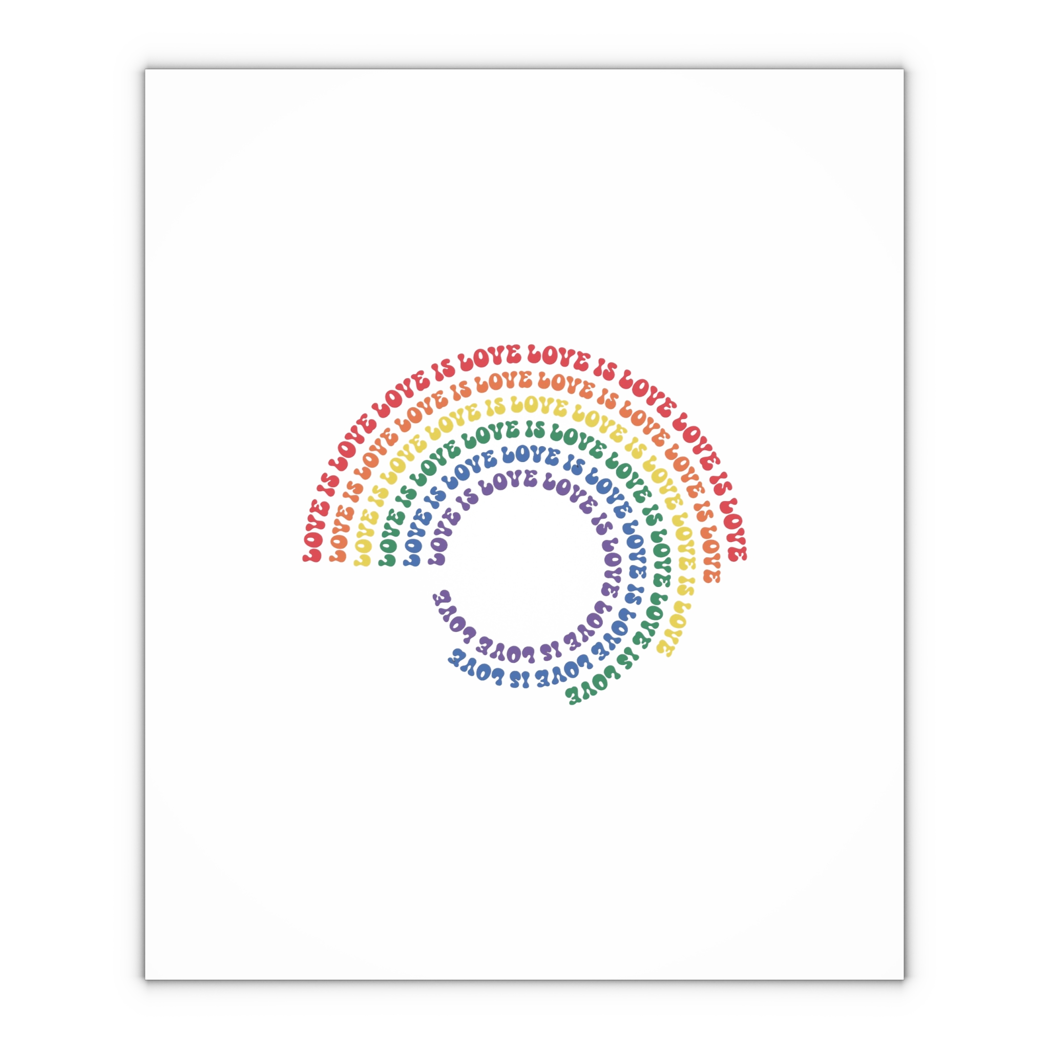 Pride Lgbtq Gay Typography Vector Tshirt Design Gift Wrapping Paper Sheets 1pc - Image 4