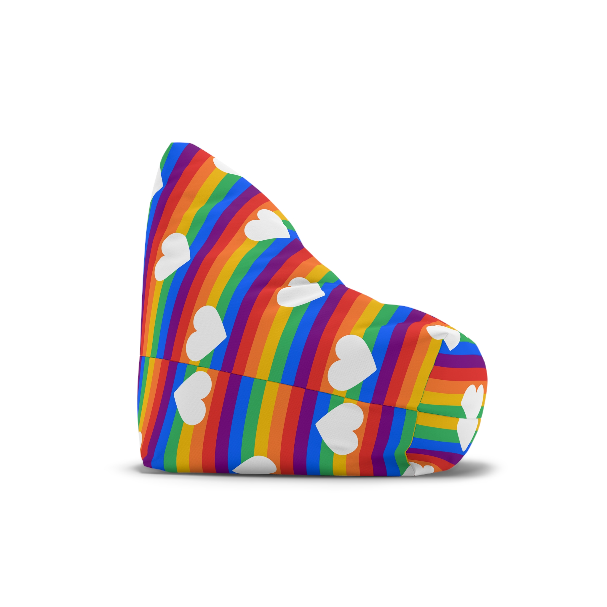 Poster Banner Rainbow Flag Bean Bag Chair Cover - Image 3