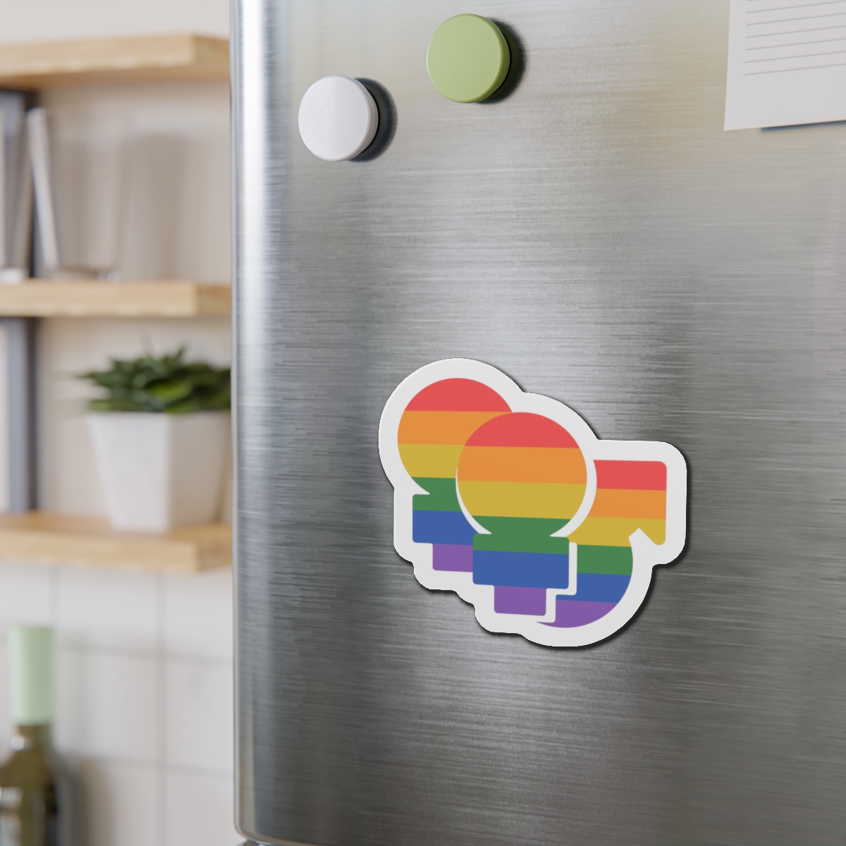 Lgbt Icon Isolated Black Background Diversity Human Right Concept Lgbt Community Vector Flat Illustration Poster Card Banner Die Cut Magnets - Image 12