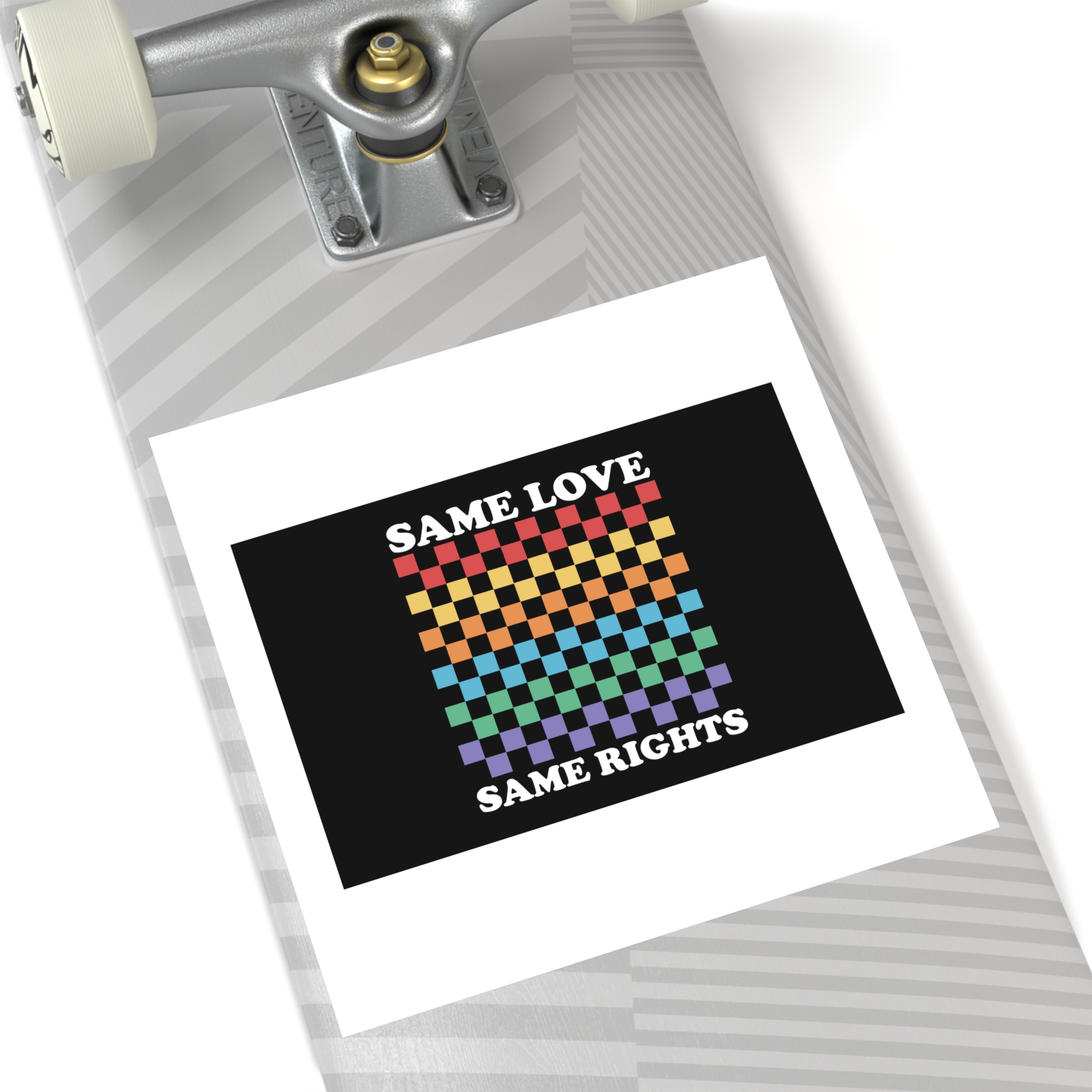 Pride Lgbt Gay Typography T Shirt Design Laminate Stickers Square - Image 60