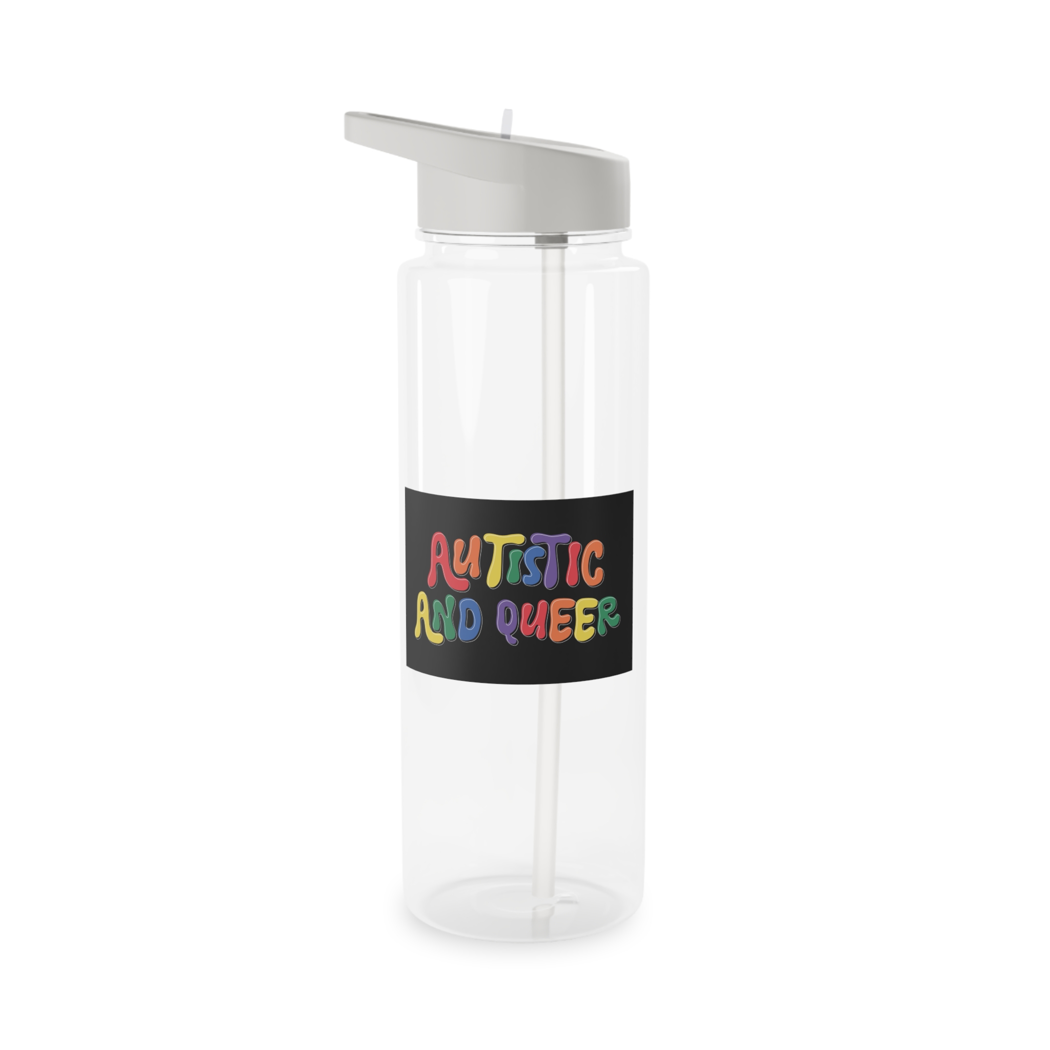 Pride Lgbtq Gay Typography Vector Tshirt Design(6) Tritan Water Bottle - Image 5