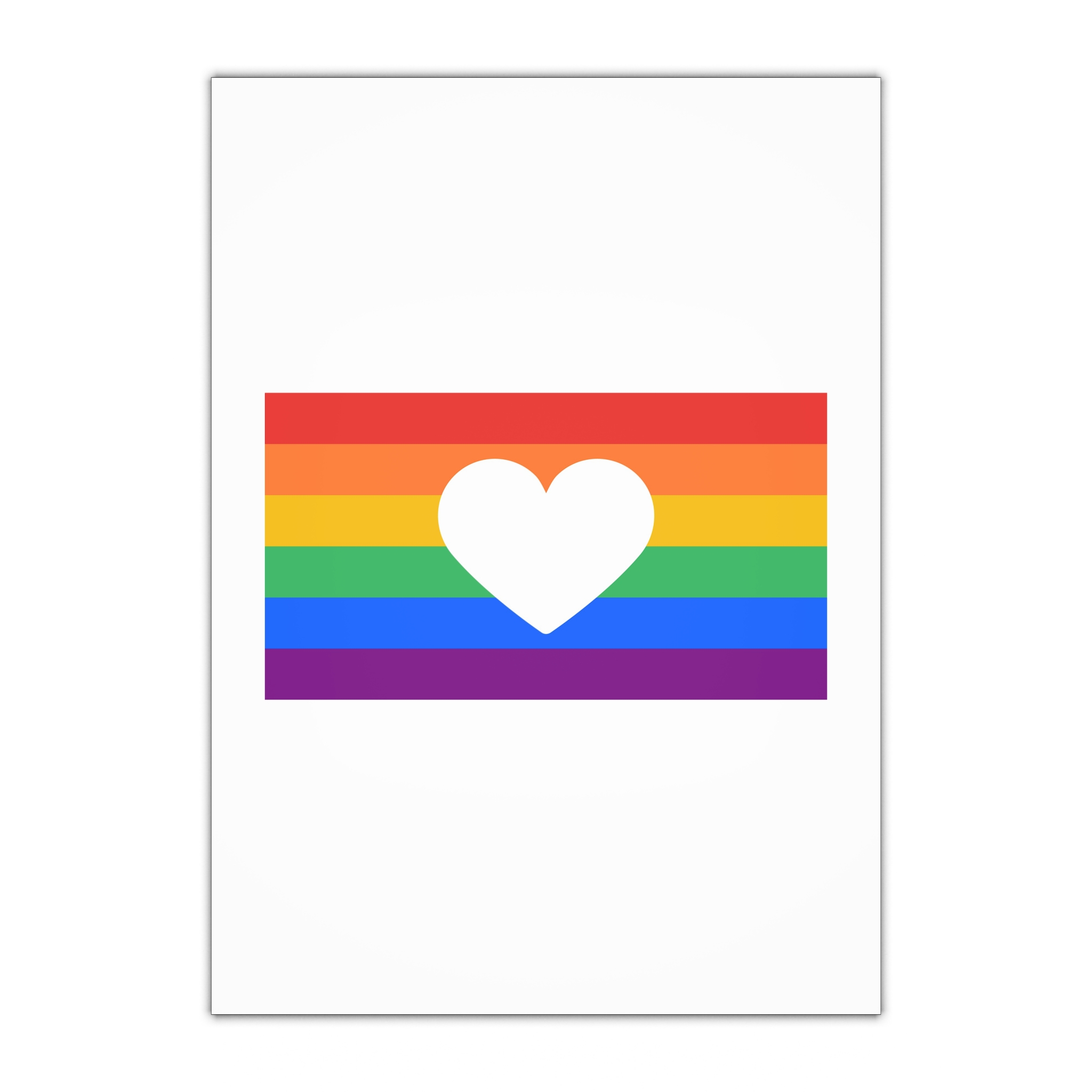 Poster Banner Rainbow Flag Gift Wrapping Paper Sheets 1pc