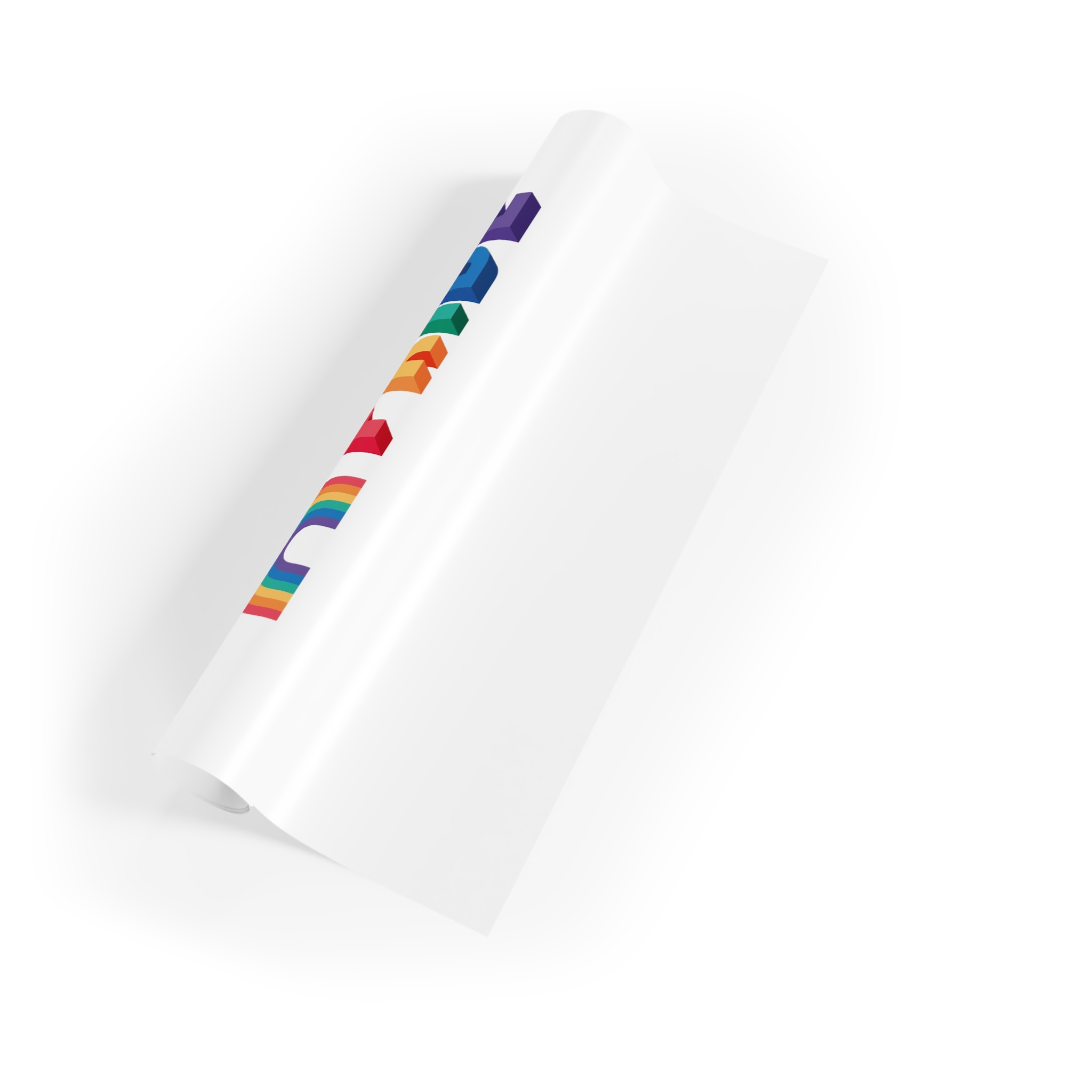 Set Ten Lgbtq Pride Items Gift Wrapping Paper Rolls 1pc - Image 3