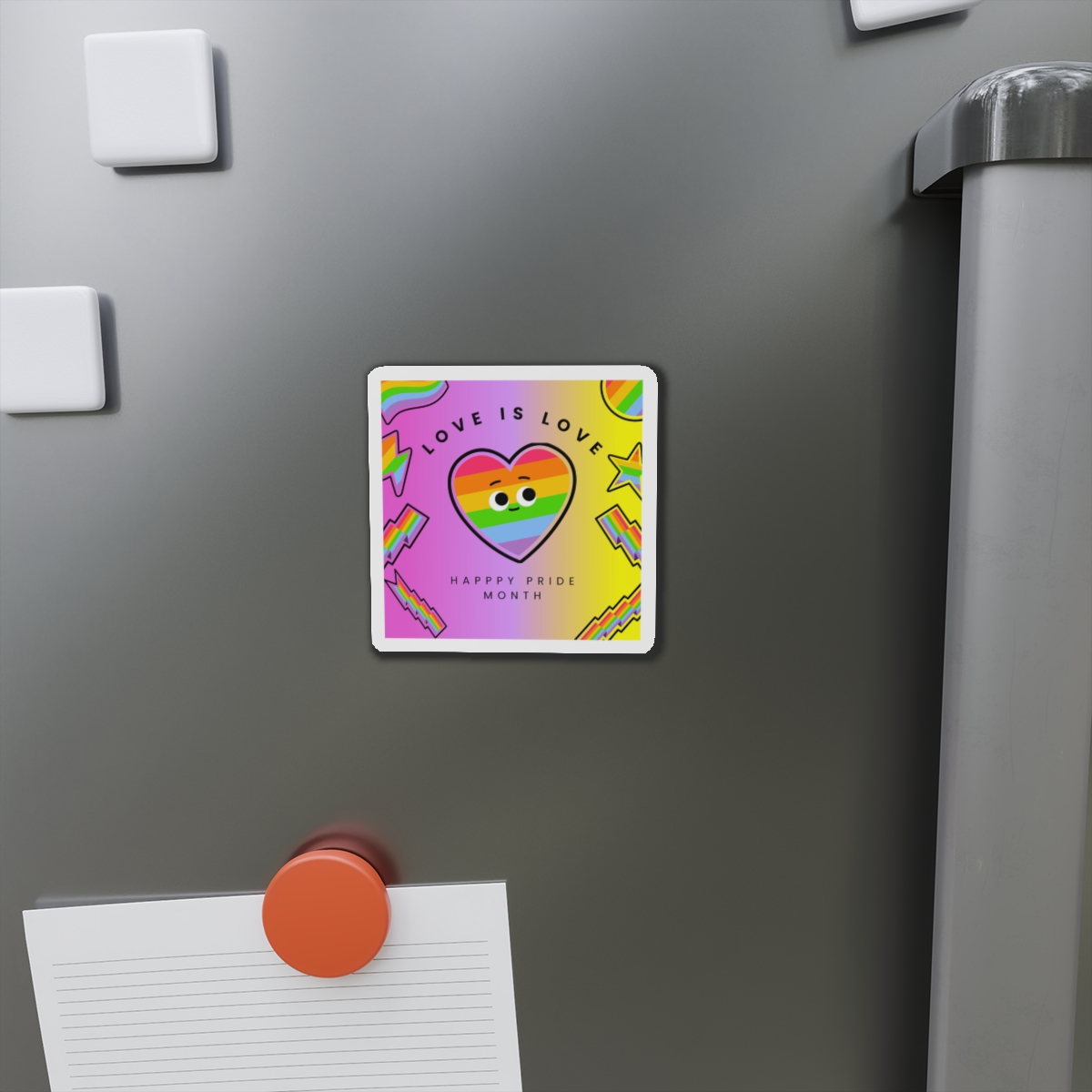Free Vector Colorful Pride Month Die Cut Magnets - Image 5