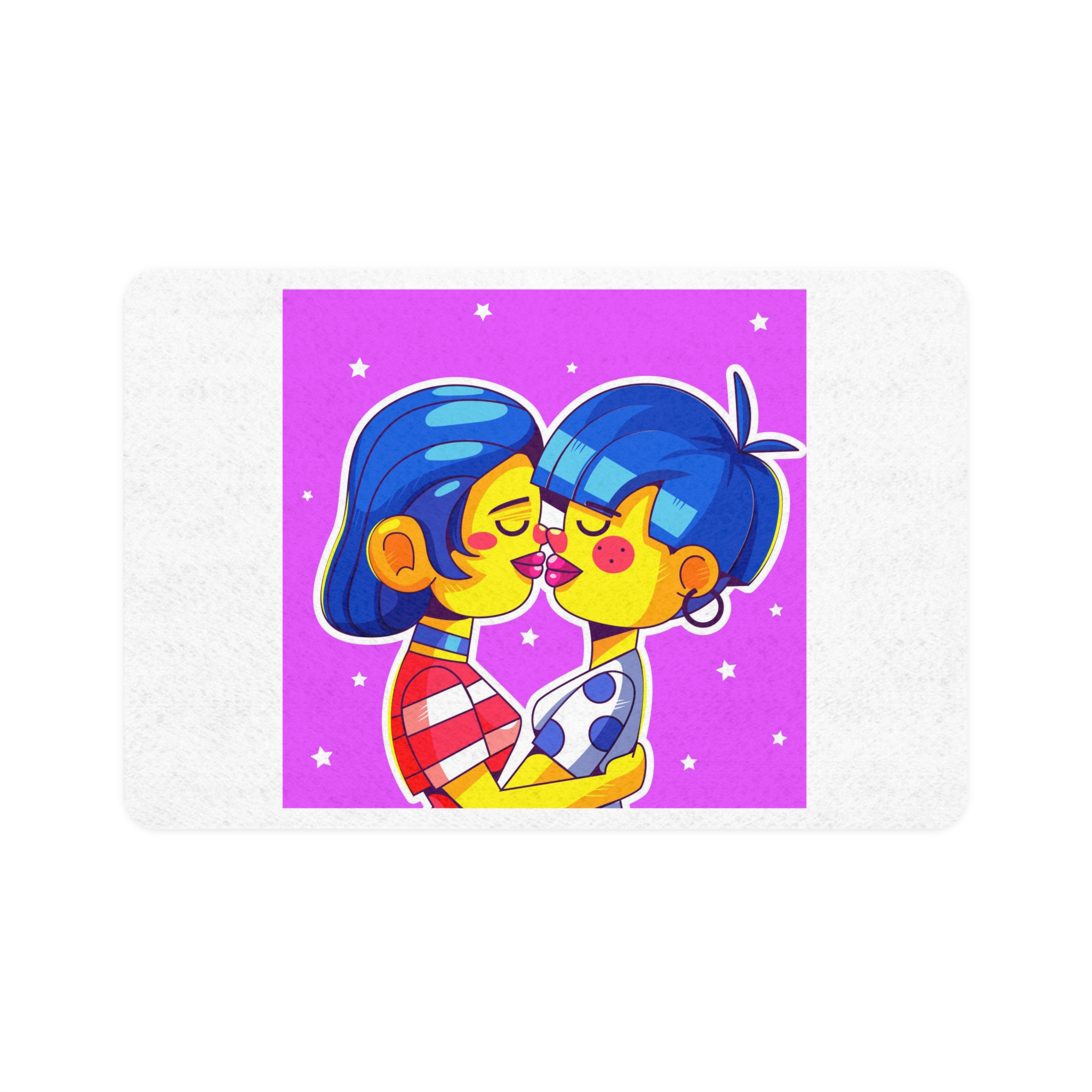 Lesbian Pride Design 4F4976 Pet Food Mat 12x18
