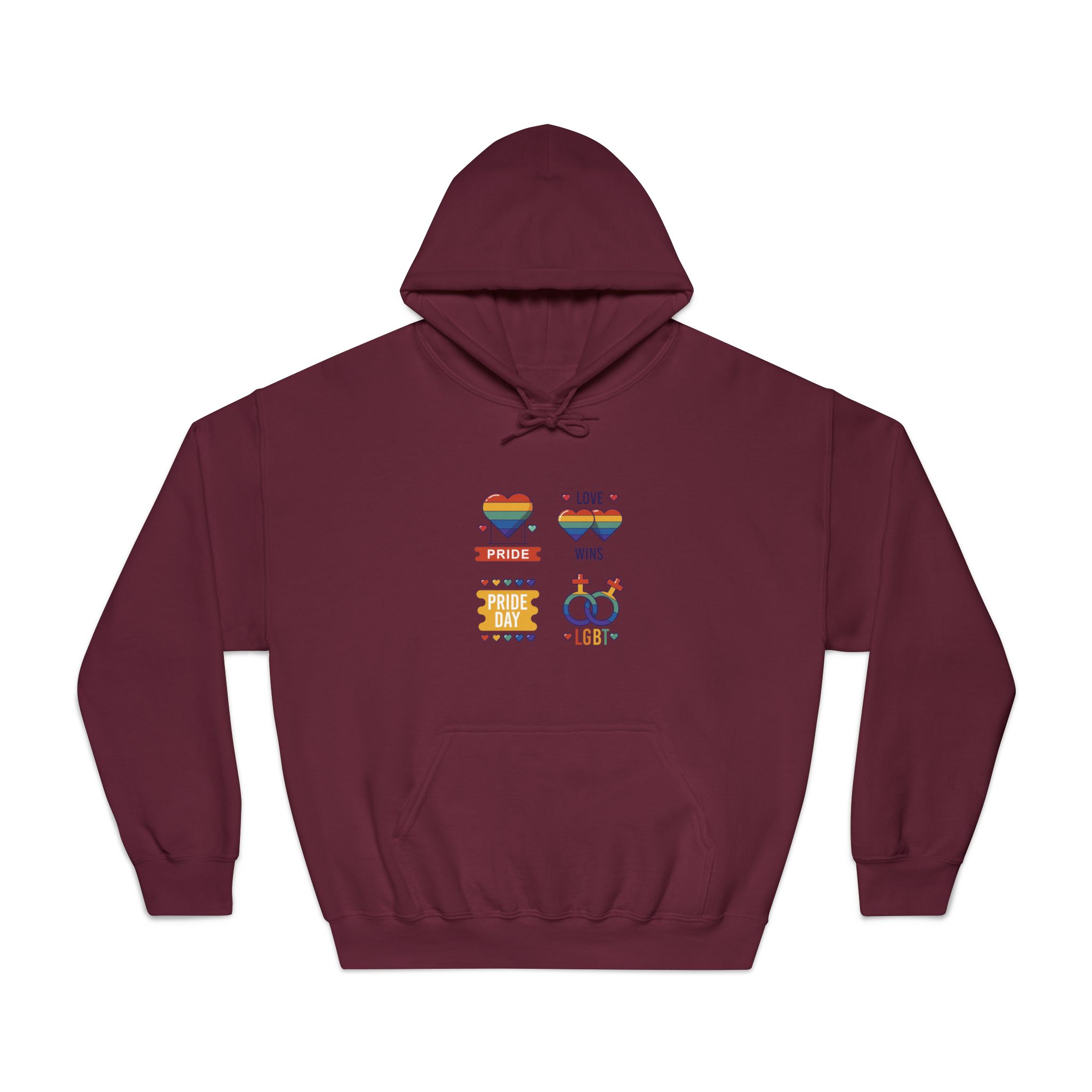Pride Day Label Collection Concept Unisex Dryblend Hooded Sweatshirt - Image 17