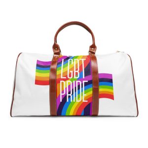 Gay Pride Background Lgbt Day Vector Illustration With Colorful Realistic Style Stickers Flyers Logo Designs Waterproof Travel Bag