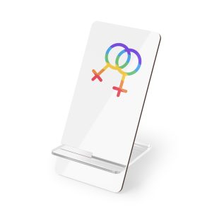 Gay Symbol Lgbtq Pride Colors Vector Illustration Mobile Display Stand For Smartphones