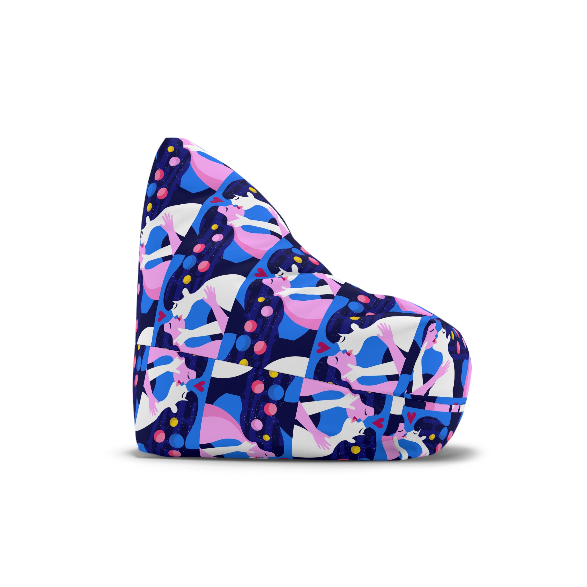 Lesbian Pride Design 4C2A53 Bean Bag Chair Cover - Image 3
