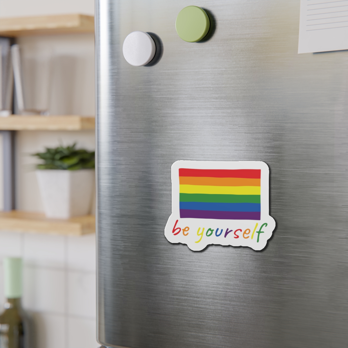 Colorful Gay Pride Flag Happy Pride Day Lgbtq Community Pride Month Vector Hand Drawn Doodle Posters Stickers Logo Cards(2) Die Cut Magnets - Image 12