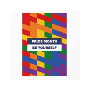 Lgbt Pride Month June Lesbian Gay Bisexual Transgender Lgbtq Flag Rainbow Vector(1)3 Laminate Stickers Square