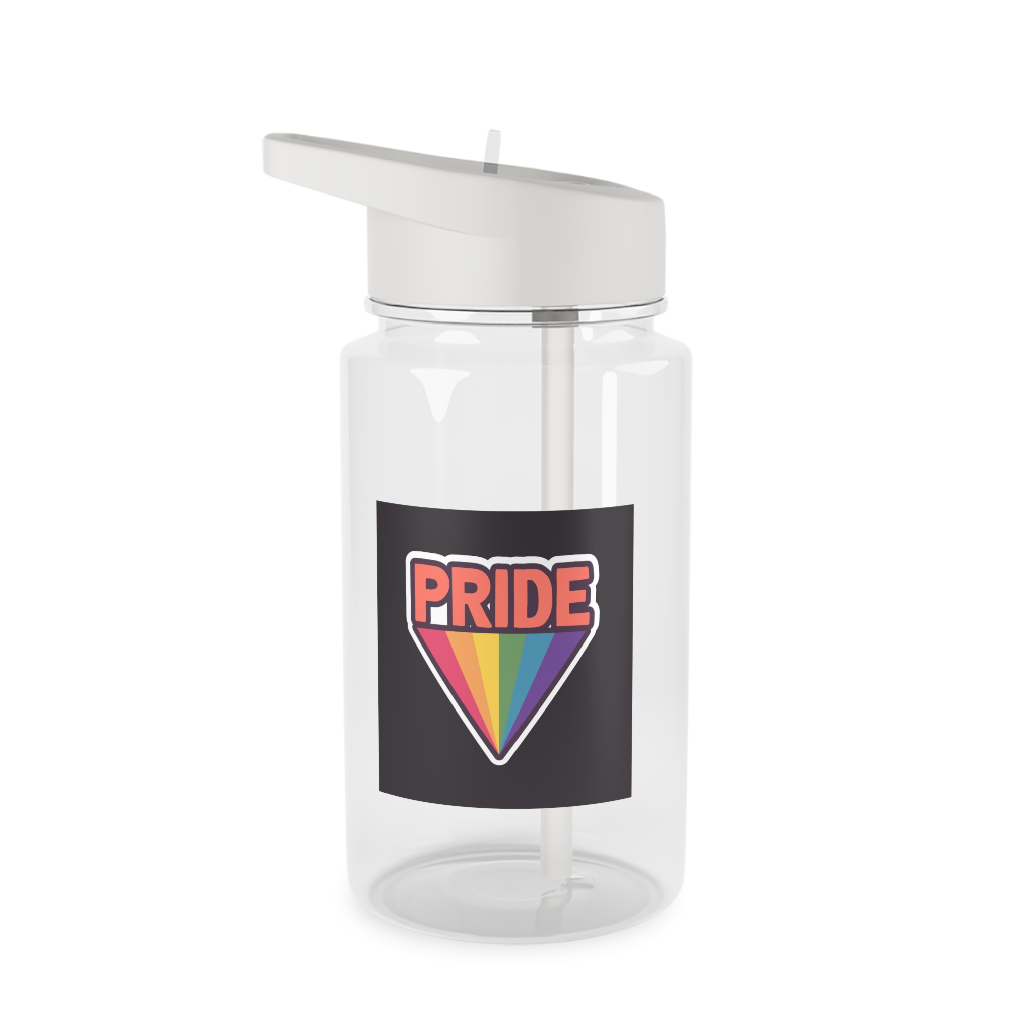 Pride With Rainbow Tritan Water Bottle
