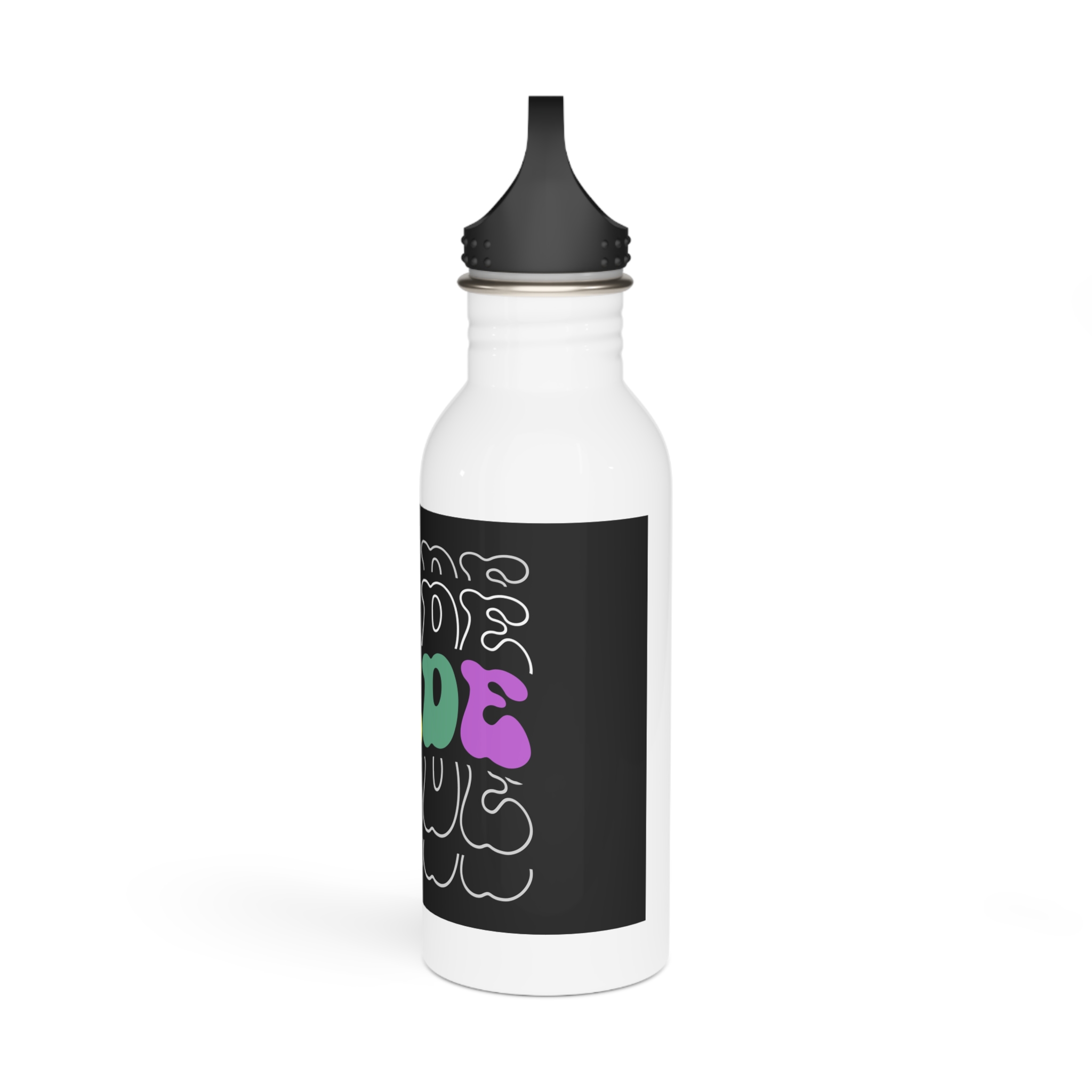 Pride Lgbt Gay Retro Tshirt Design(1) Stainless Steel Water Bottle - Image 4