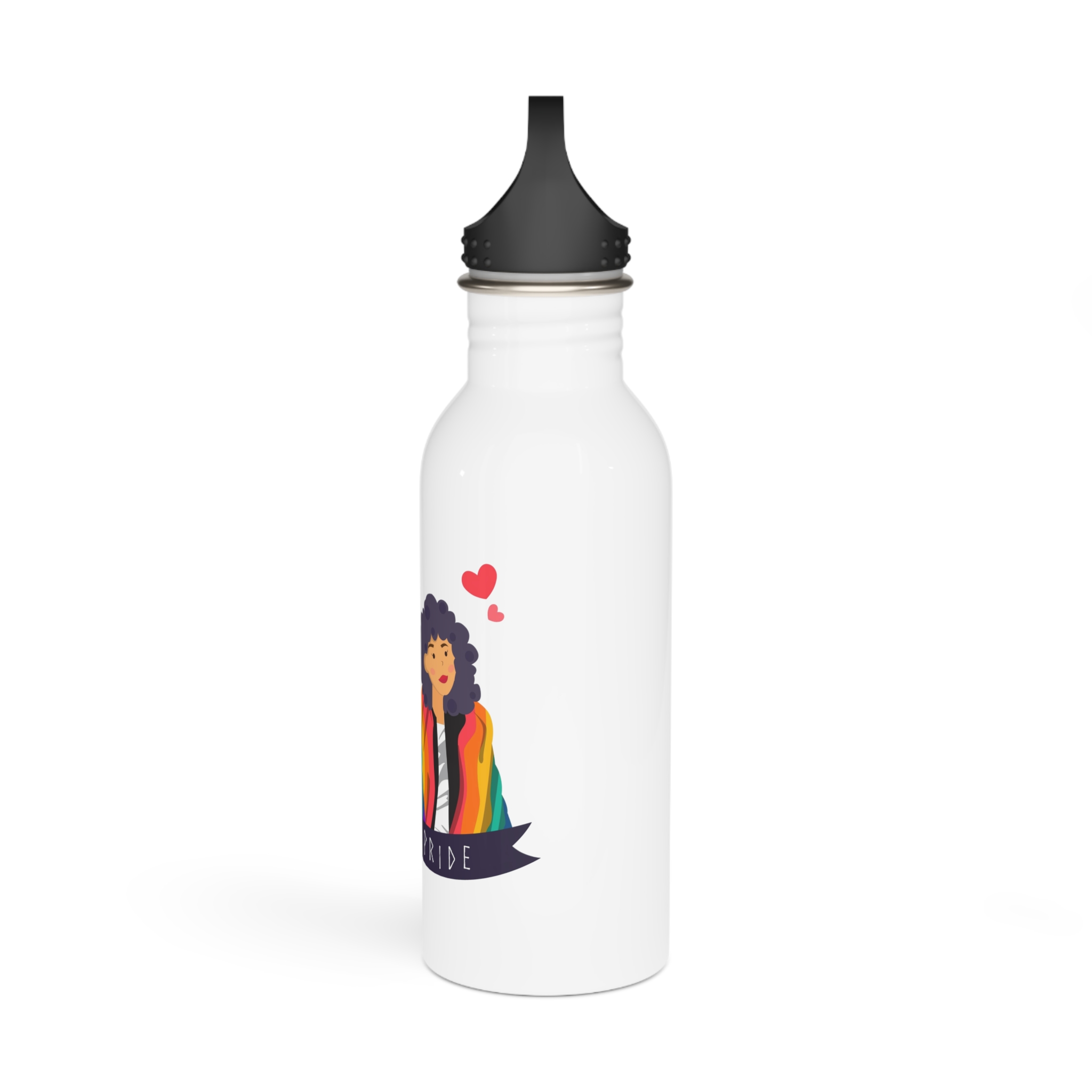 Social Media Lgbt Pride Day Template Love Pride Celebration Lgbt Pride Day Stainless Steel Water Bottle - Image 4