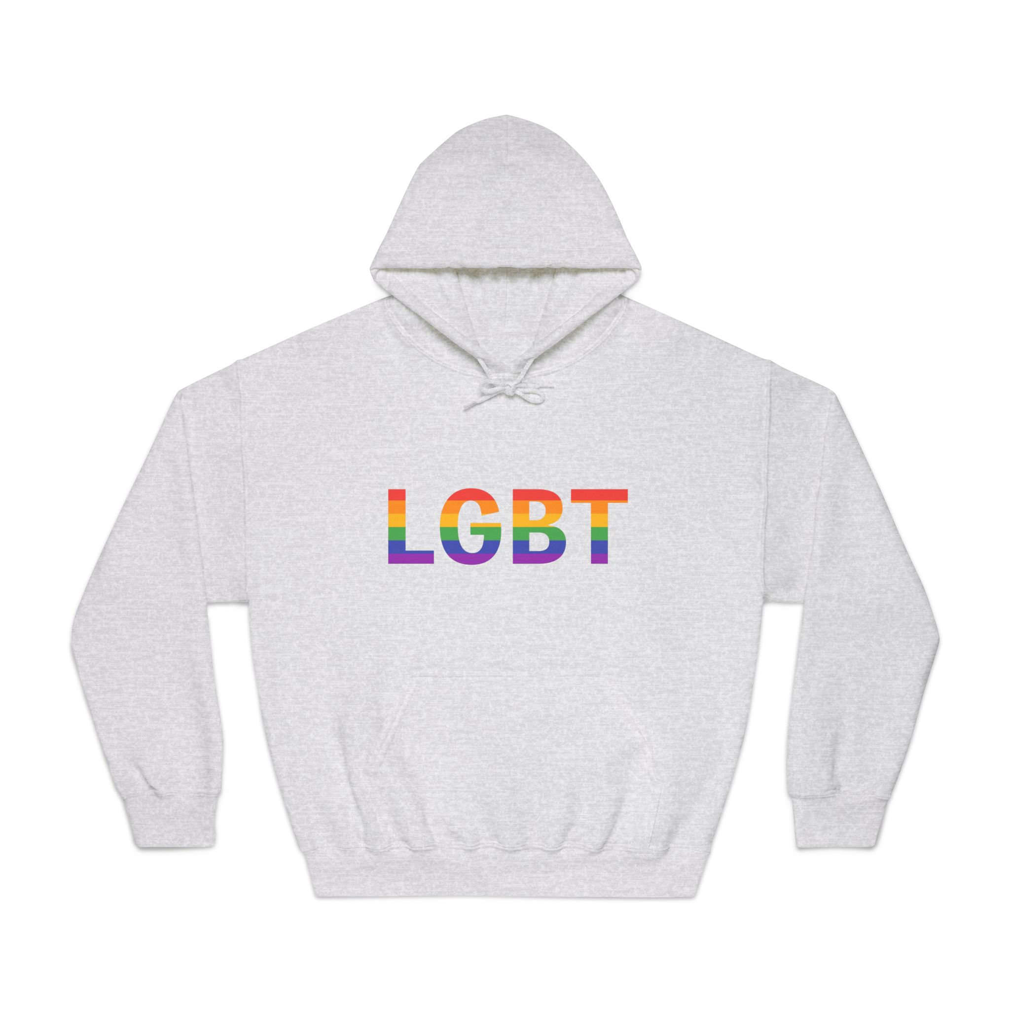 Lgbt Rainbow Colors Lgbt Logo Unisex Dryblend Hooded Sweatshirt - Image 5