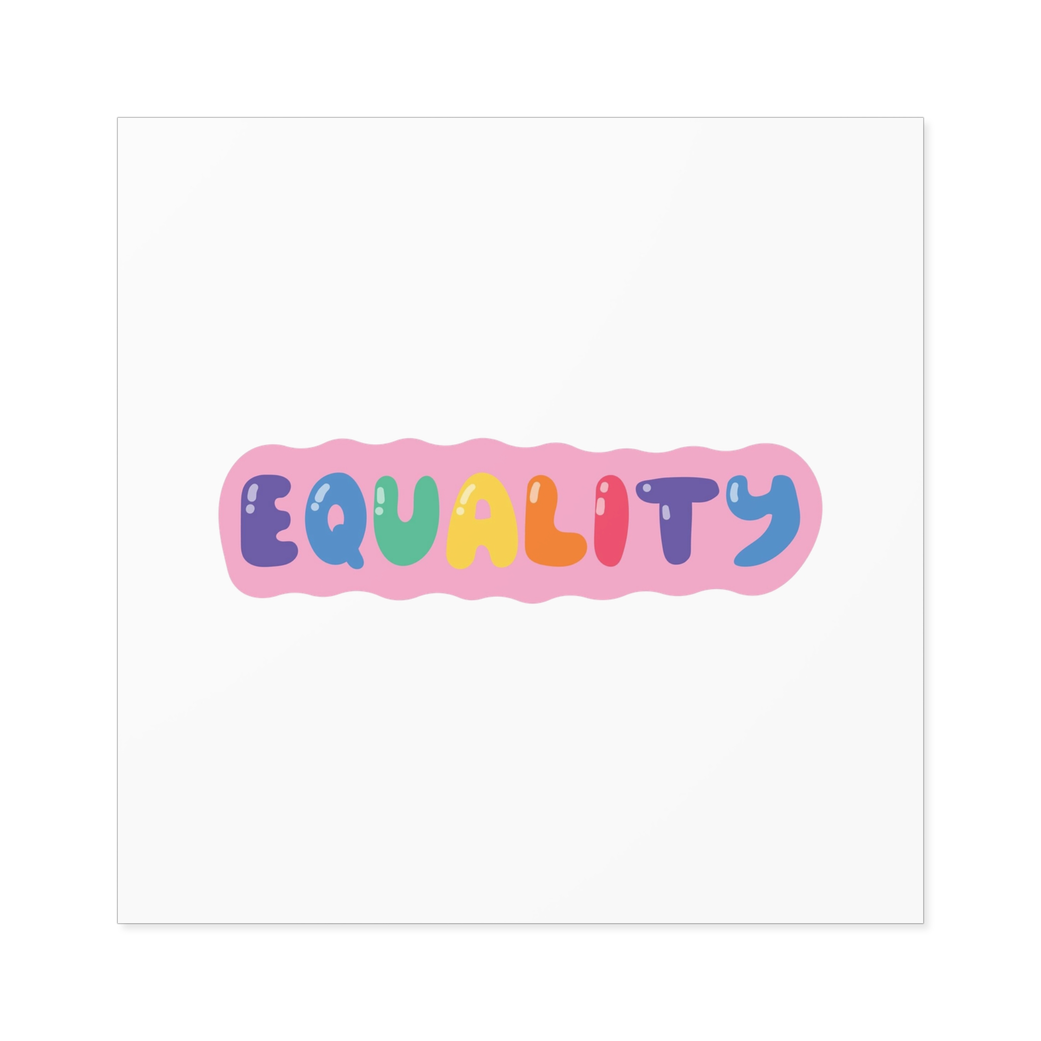Lgbt Sticker Pack White Background Lgbtq Set Symbol Lgbt Pride Community Rainbow Elements Vector Hand Draw Illustration Hand Drawn Lettering(1) Laminate Stickers Square - Image 41