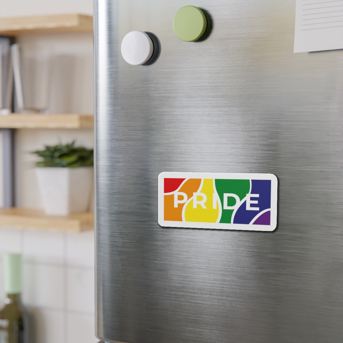 Gay Pride Month Colors Lgbtq Rainbow Background Tolerance Festival Die Cut Magnets - Image 9