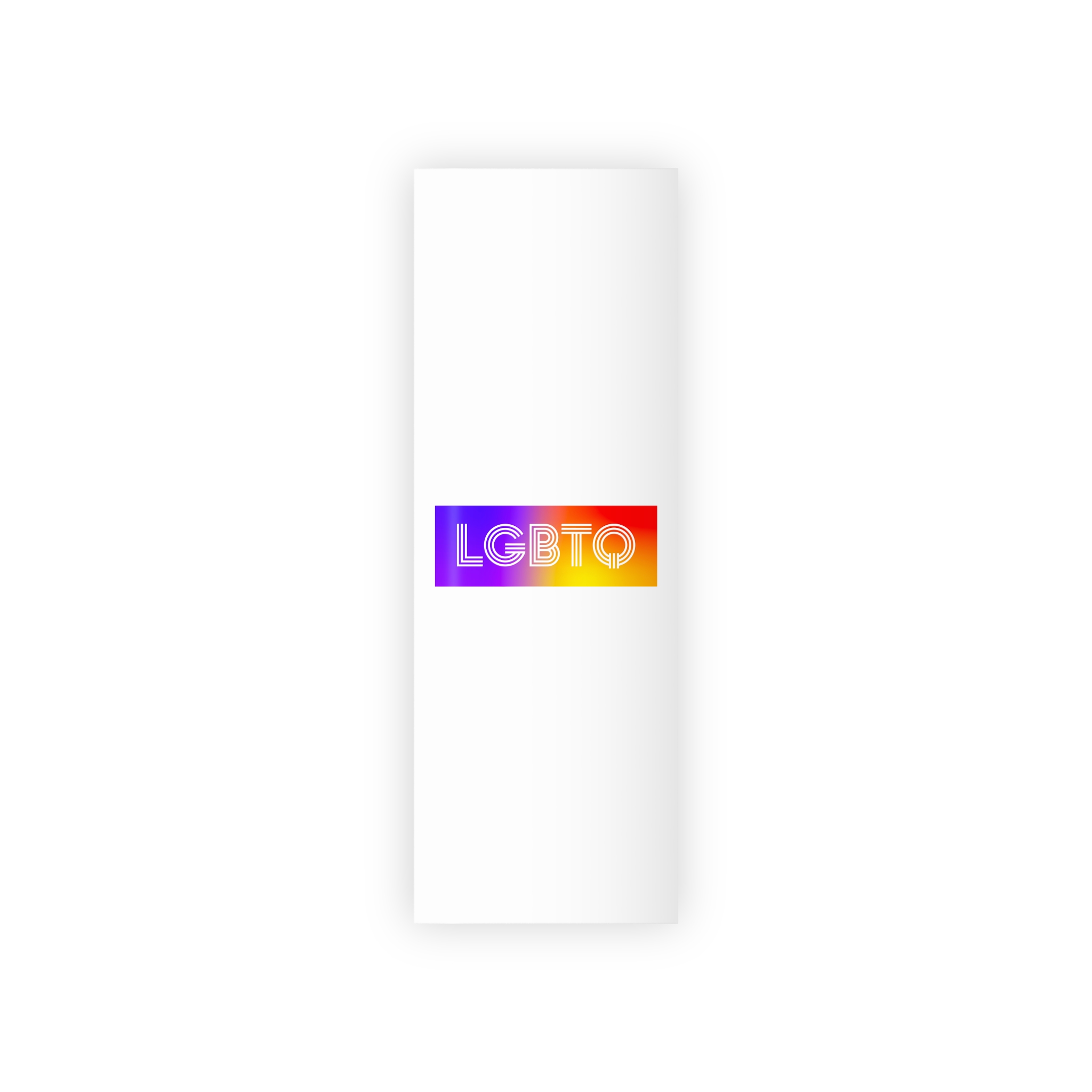 Lgbtq Typography With Rainbow Gradient Background Colorful Vibrant Pride Concept Poster Banner Gift Wrapping Paper Rolls 1pc - Image 5