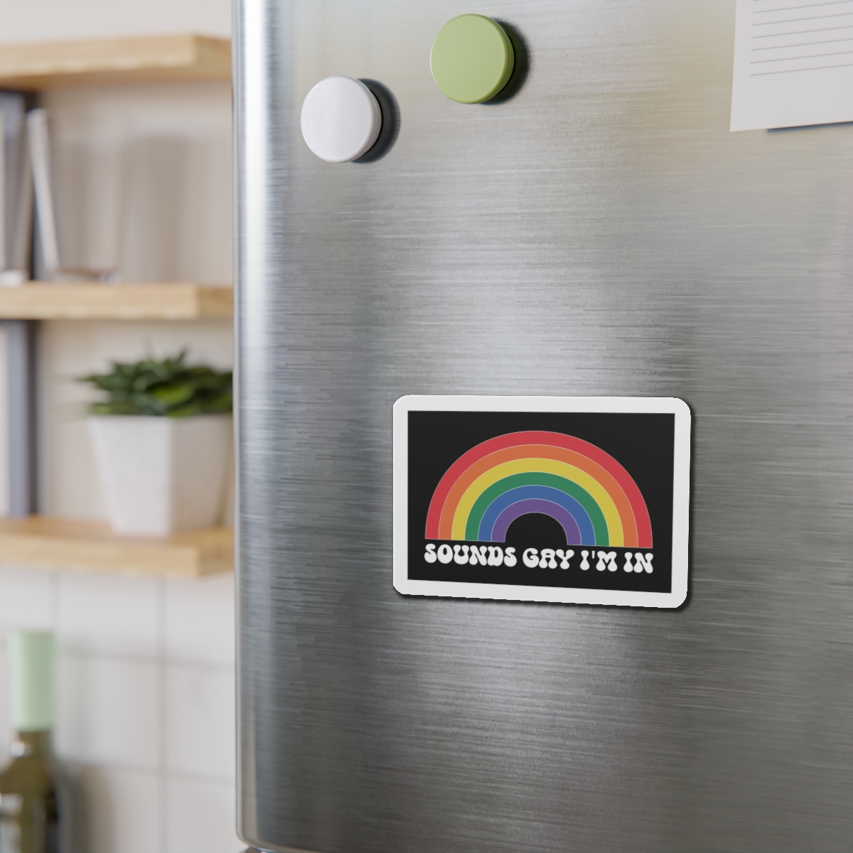 Pride Lgbtq Gay Typography Vector Tshirt Design(7) Die Cut Magnets - Image 9