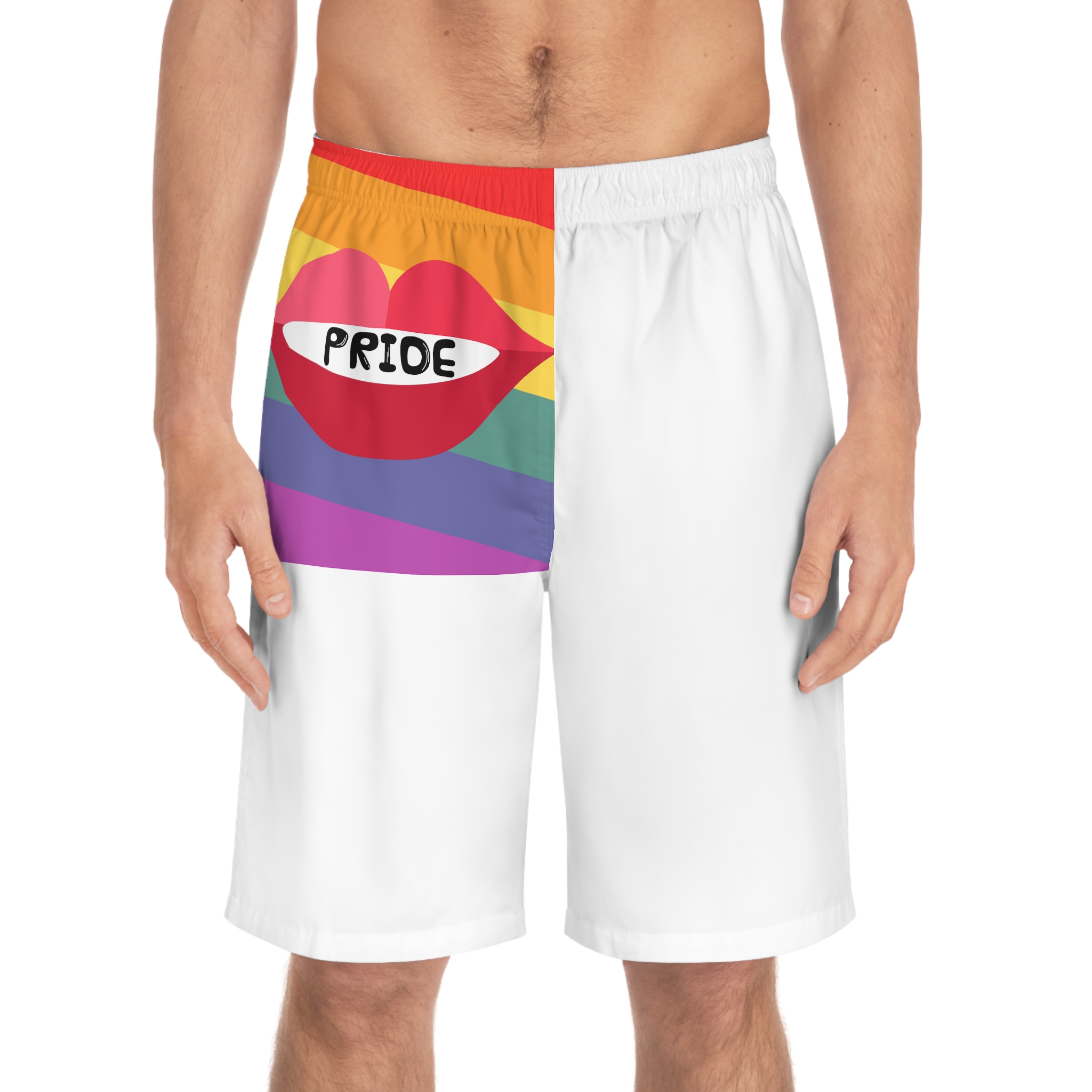 Lesbian Pride Design 4C2A60 Mens Board Shorts Aop - Image 3