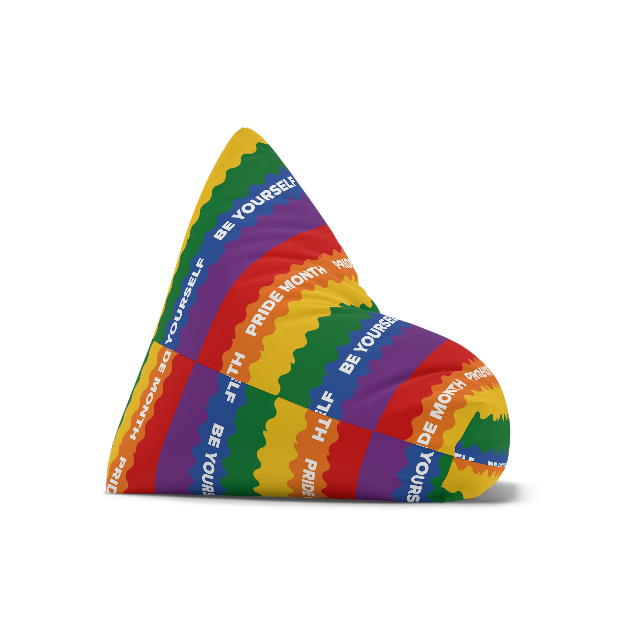 Lgbt Pride Month June Lesbian Gay Bisexual Transgender Lgbtq Flag Rainbow Vector Bean Bag Chair Cover - Image 7
