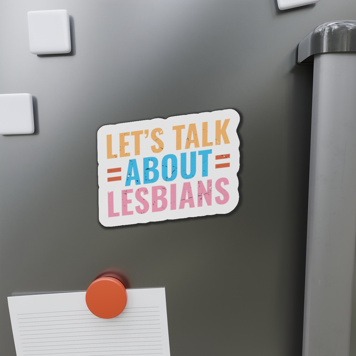 Lets Talk About Lesbians Die Cut Magnets - Image 14