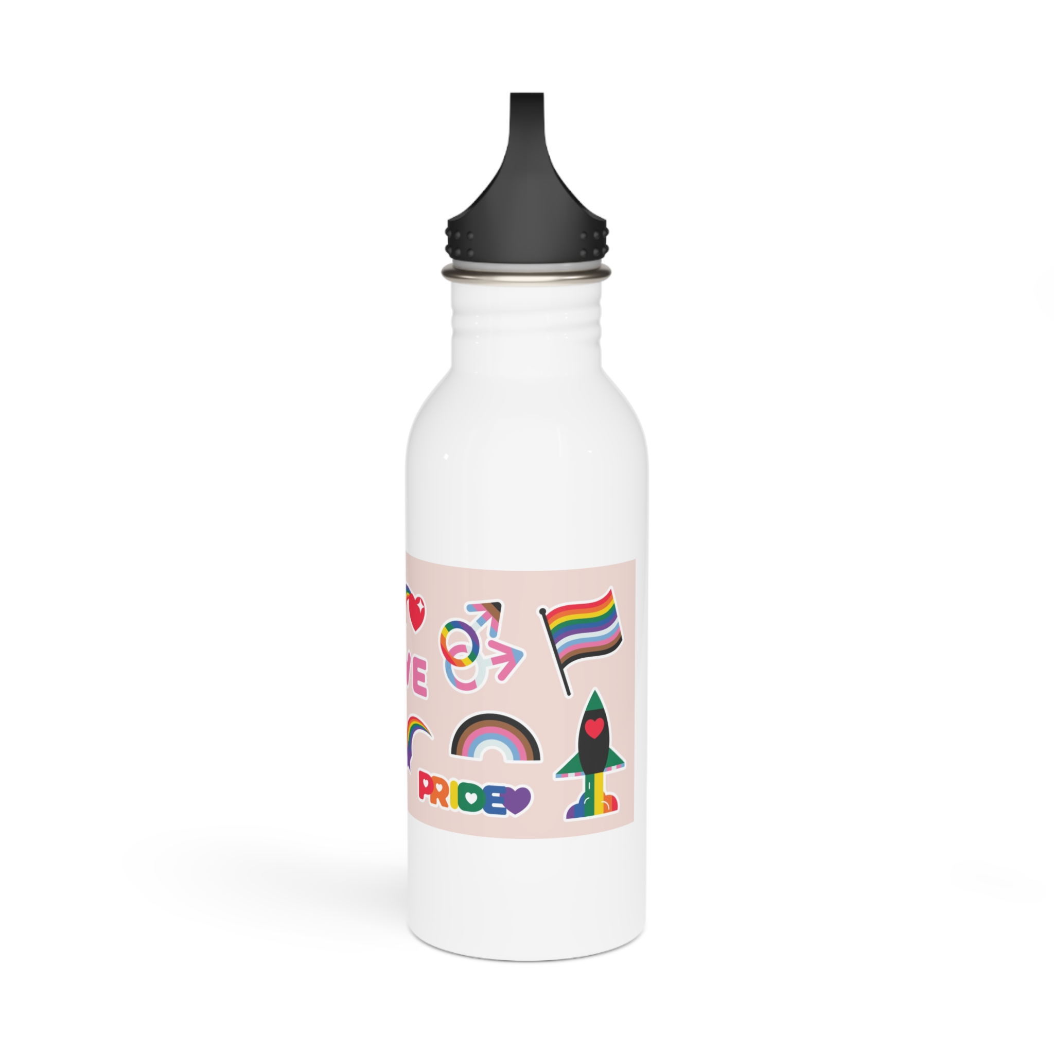Lesbian Pride Design 050ECB Stainless Steel Water Bottle - Image 4