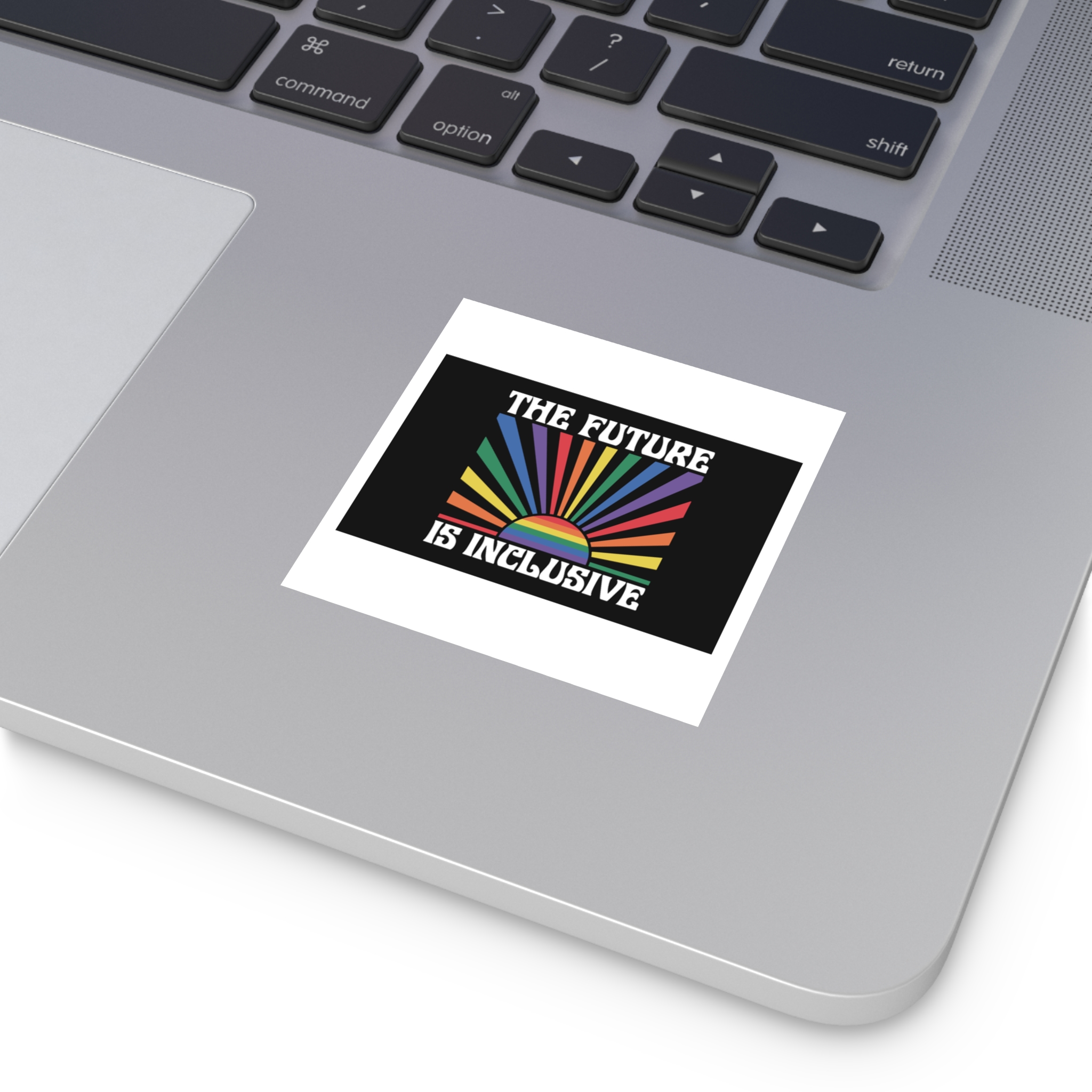 Pride Lgbtq Gay Typography Vector Tshirt Design Laminate Stickers Square - Image 3
