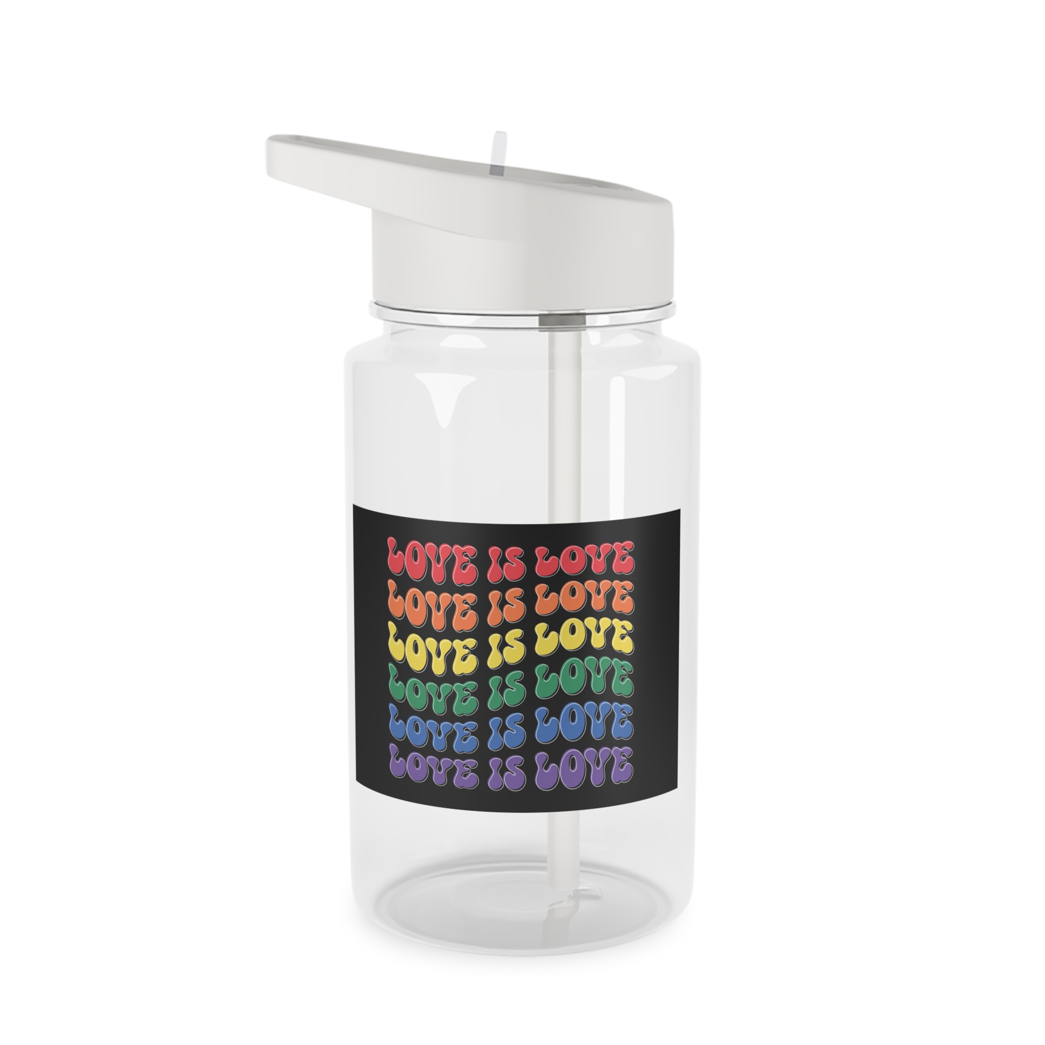 Pride Lgbtq Gay Typography Vector Tshirt Design(8) Tritan Water Bottle