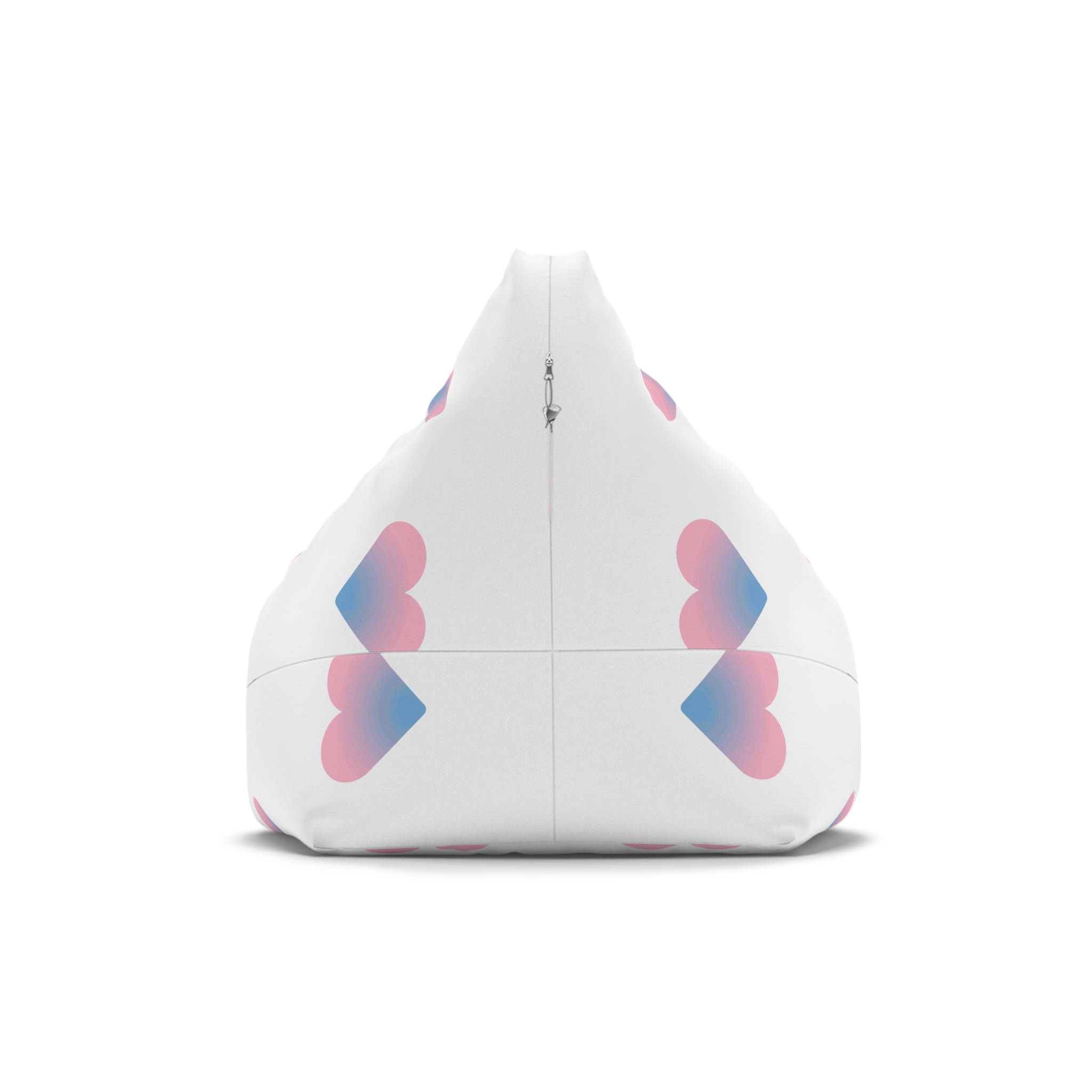 Gradient Heart Symbol Love Affection Bean Bag Chair Cover - Image 2